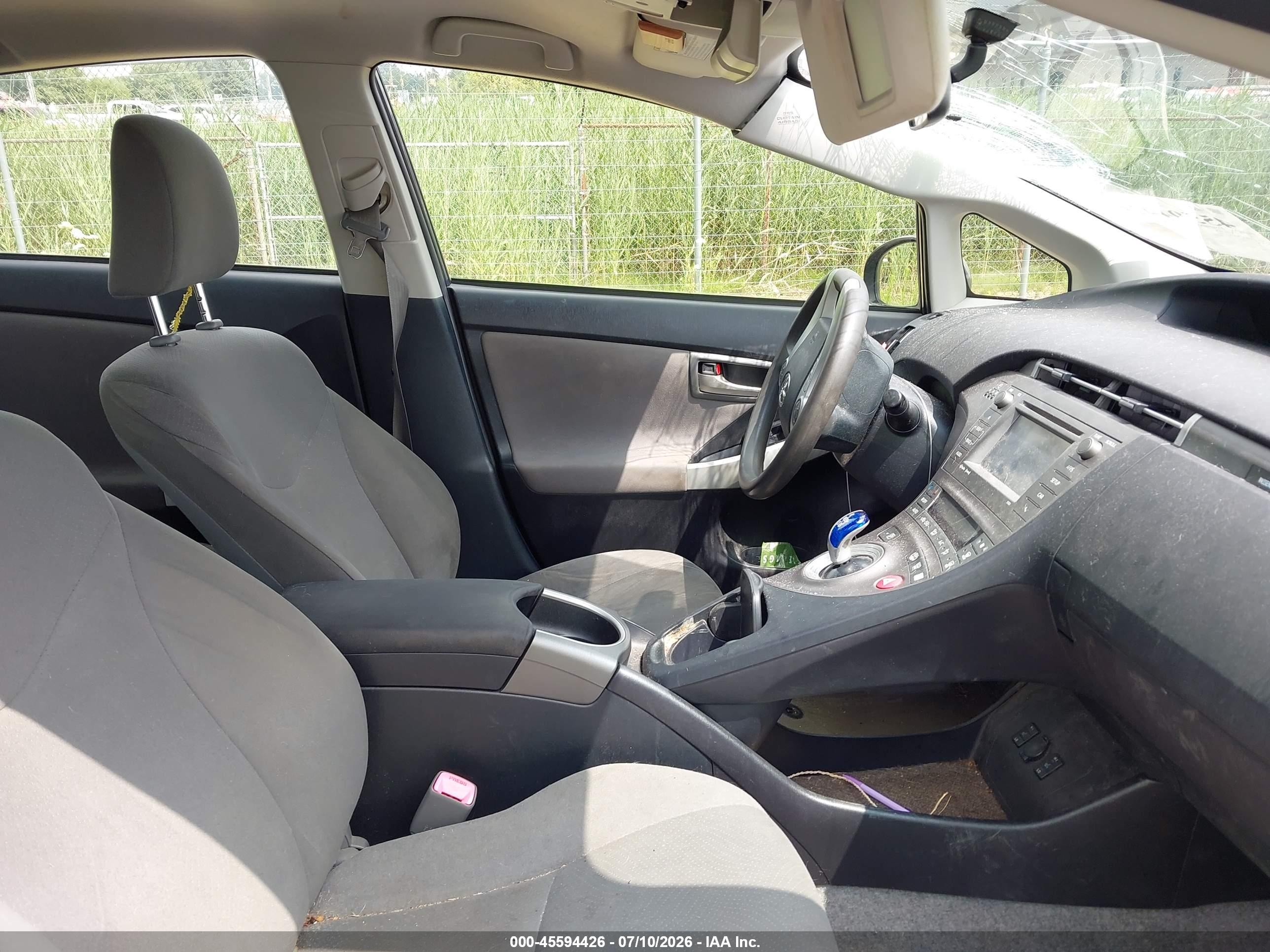 2012 Toyota Prius Plug-in   Gray vin: JTDKN3DP3C3023150