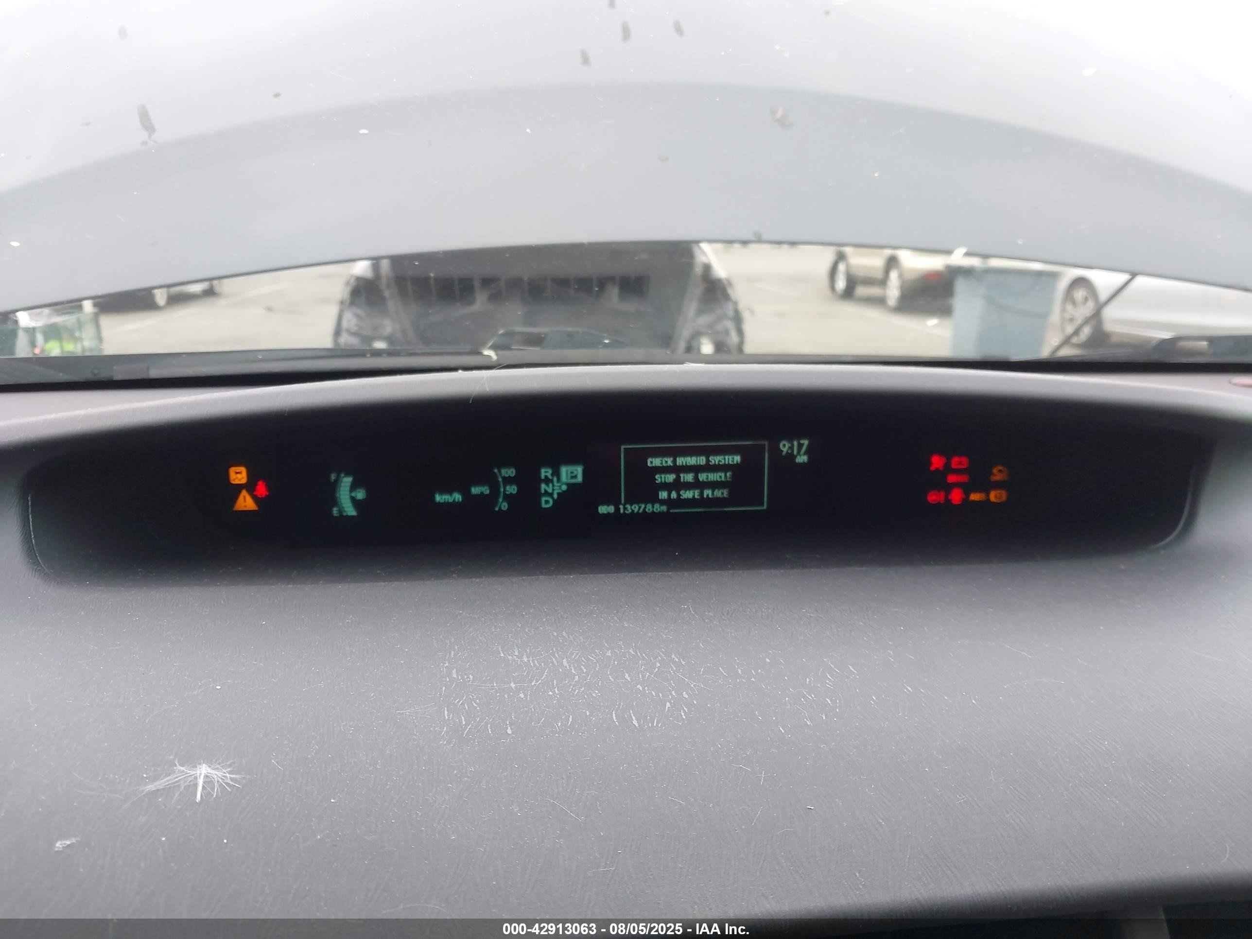 2012 Toyota Prius Plug-in   Gray vin: JTDKN3DP3C3024119