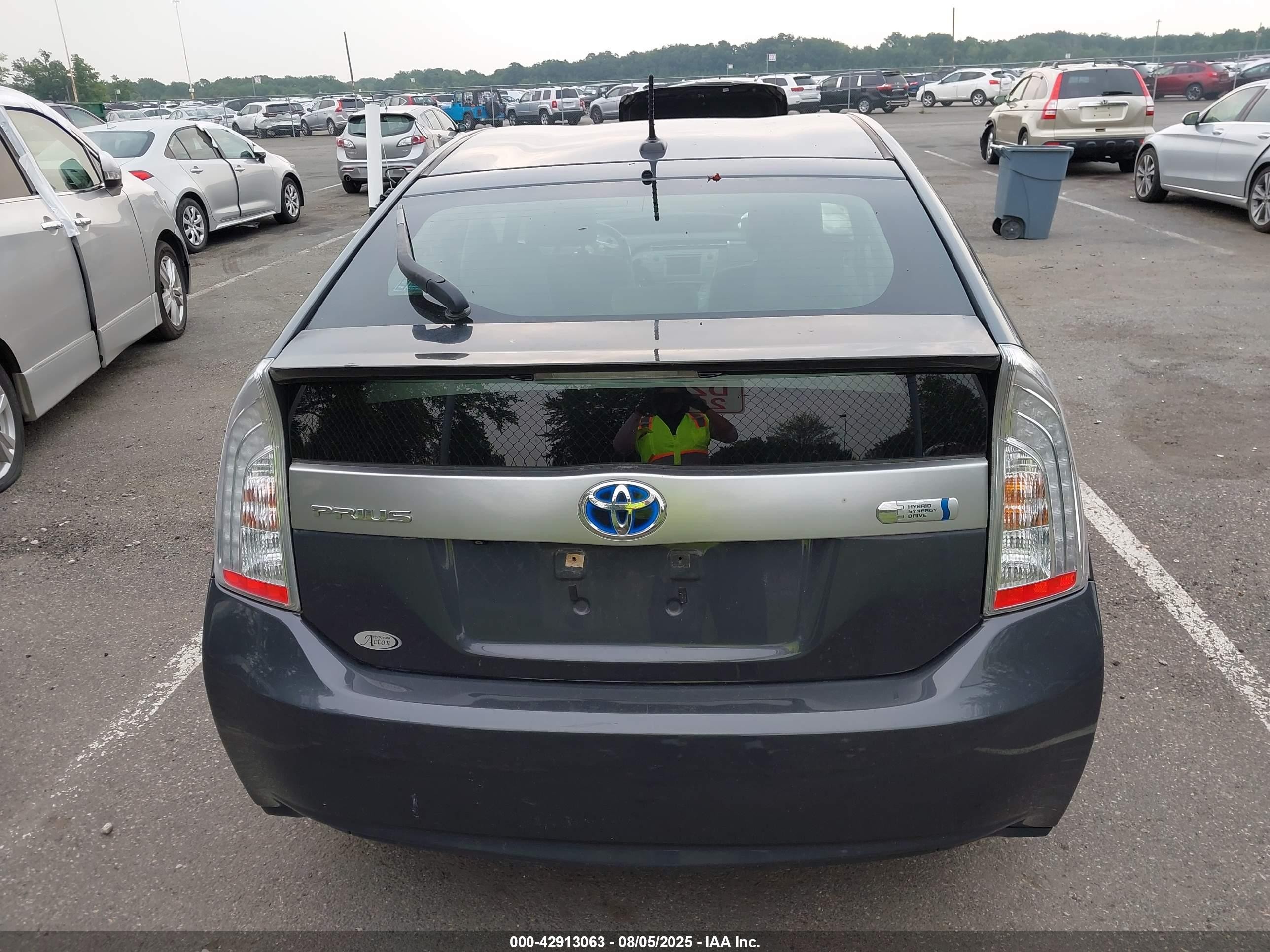 2012 Toyota Prius Plug-in   Gray vin: JTDKN3DP3C3024119