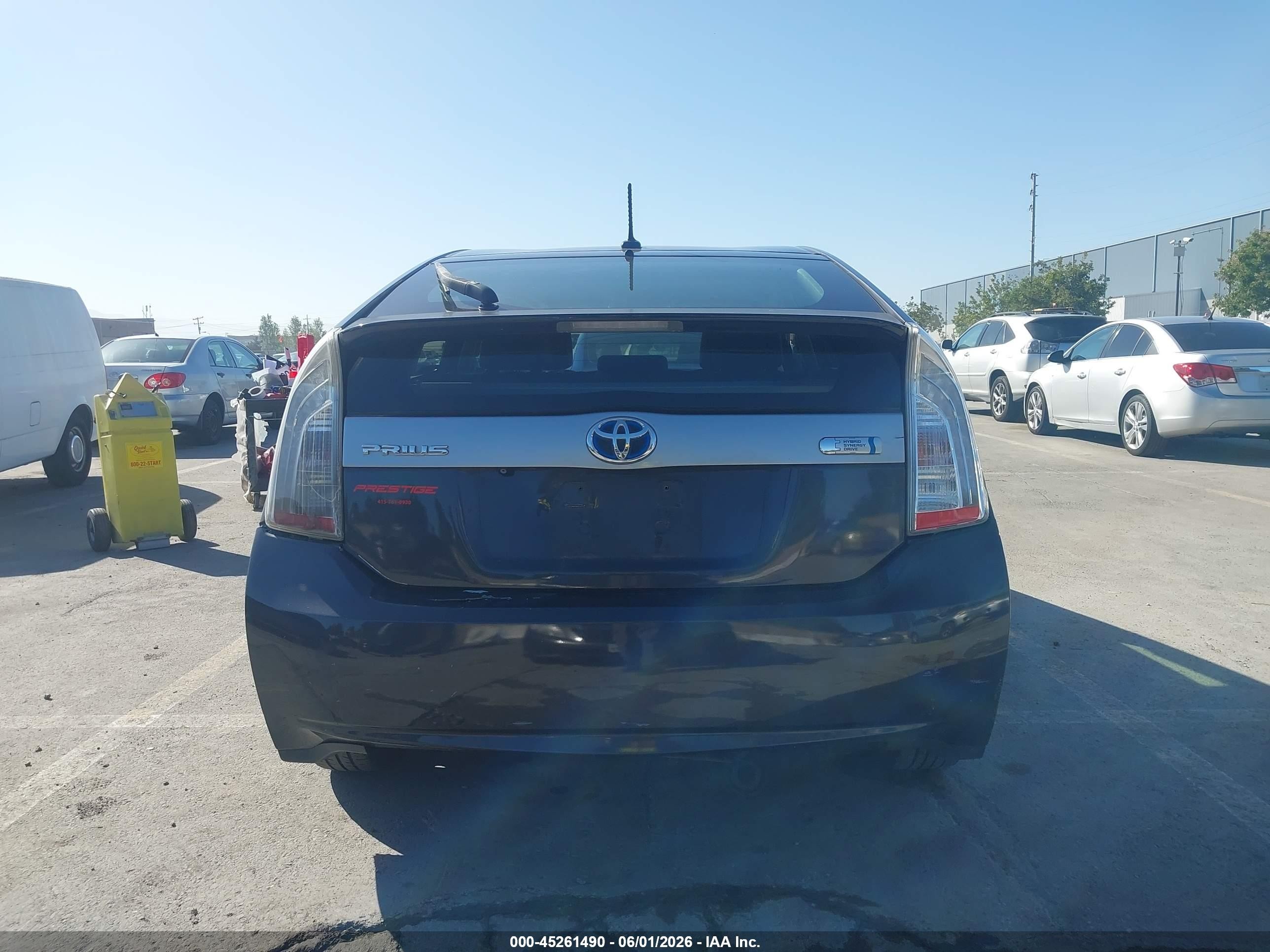 2012 Toyota Prius Plug-in Gray vin: JTDKN3DP3C3025030