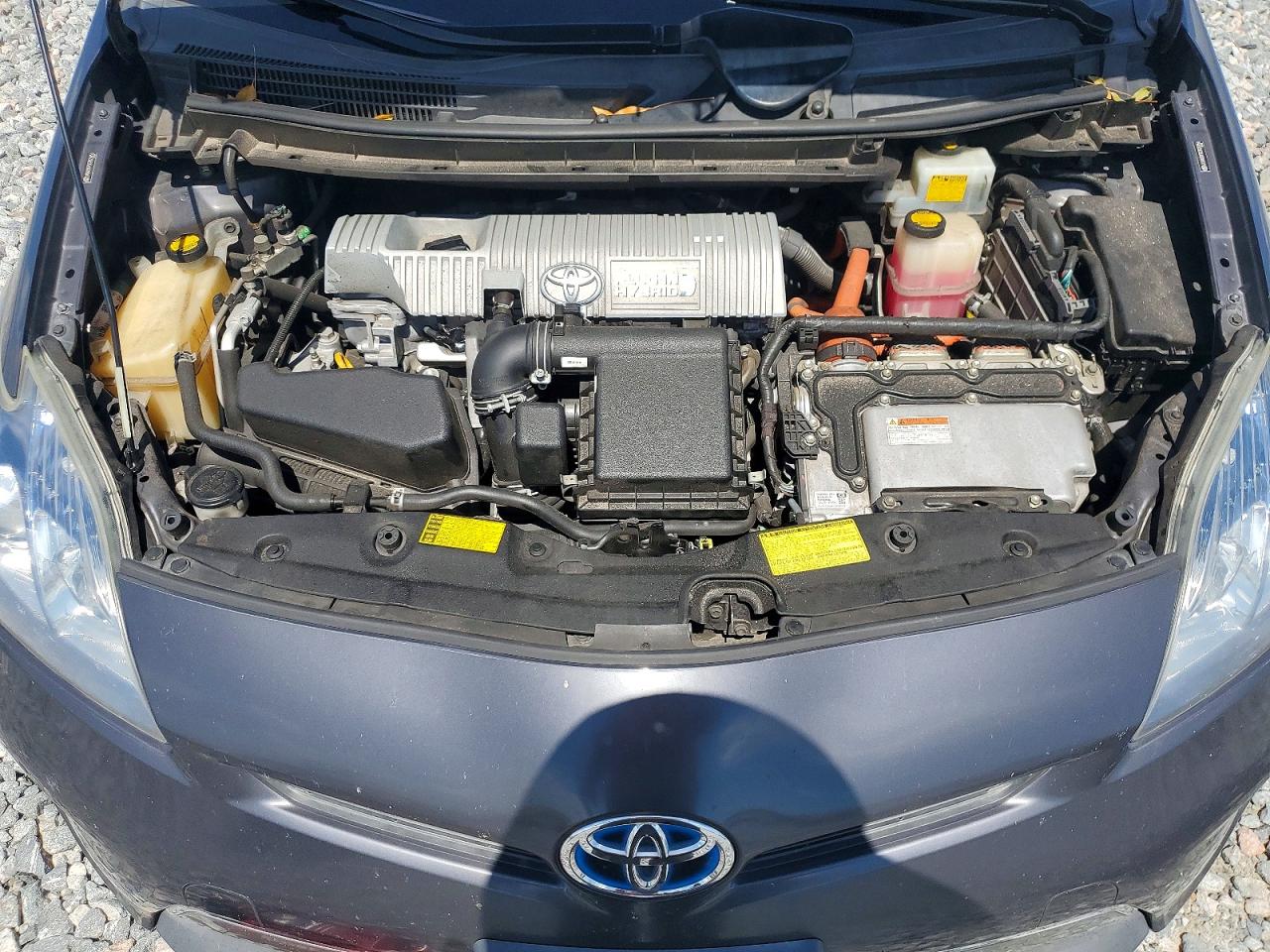 2012 Toyota Prius Plug-in Hybrid Base Угольный vin: JTDKN3DP3C3027456