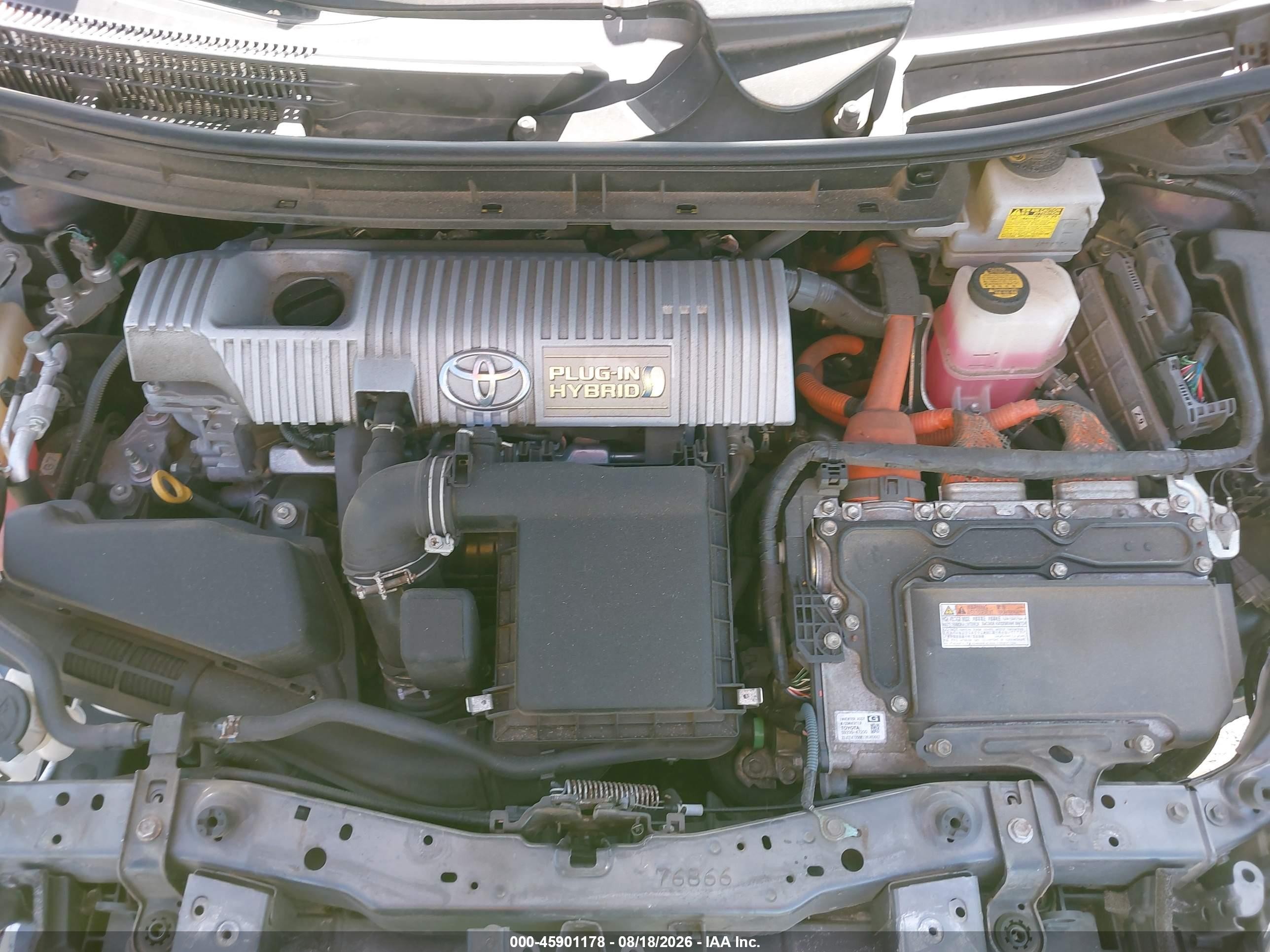 2013 Toyota Prius Plug-in   Серый vin: JTDKN3DP3D3032786