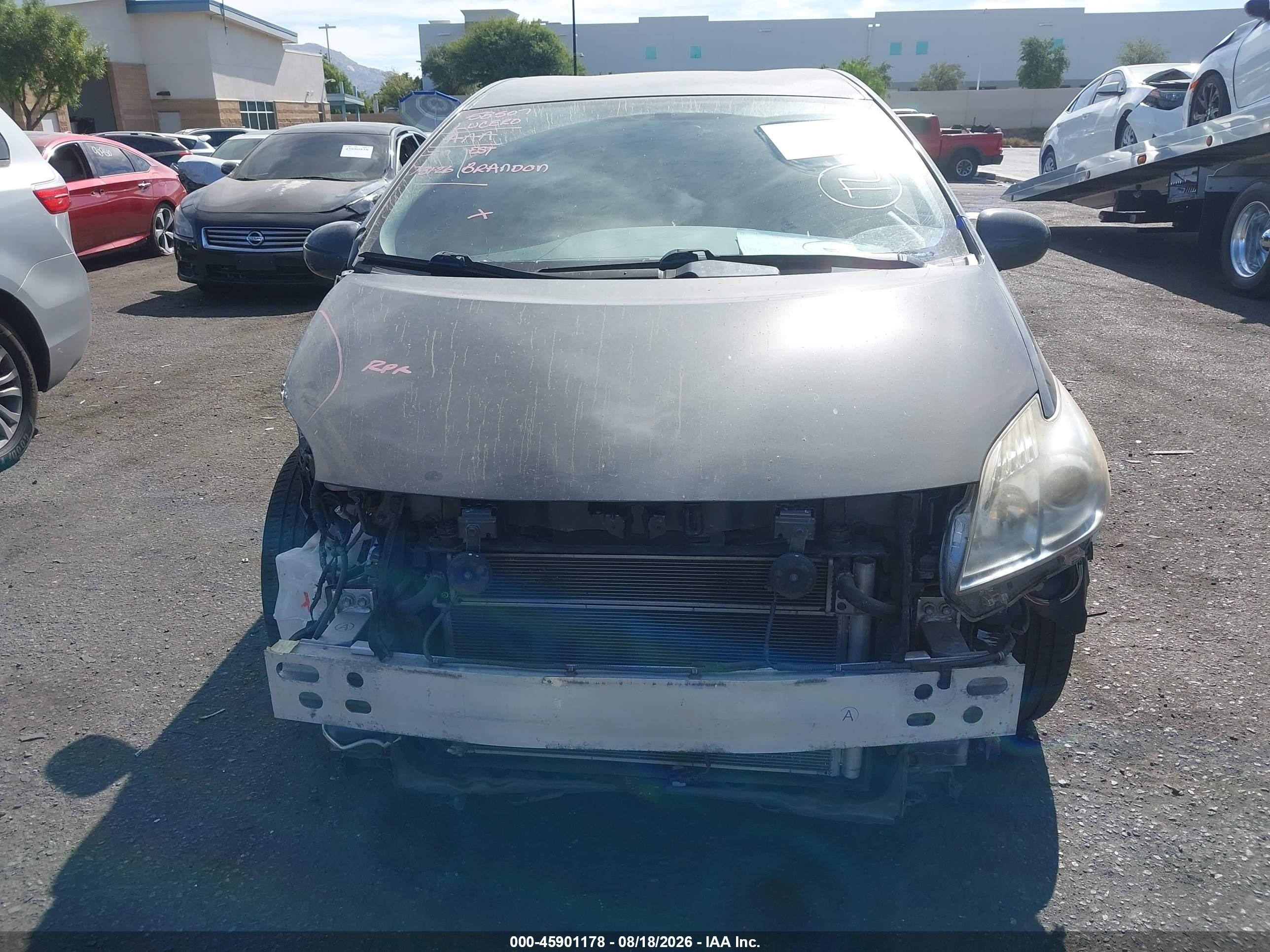 2013 Toyota Prius Plug-in   Серый vin: JTDKN3DP3D3032786