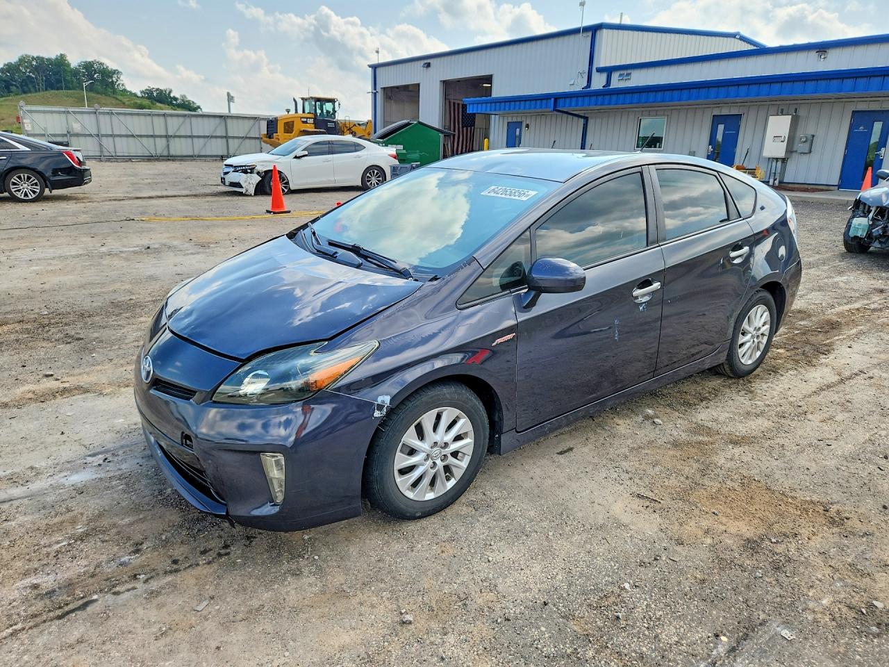 2014 Toyota Prius Plug-in Hybrid Base Gray vin: JTDKN3DP3E3049654