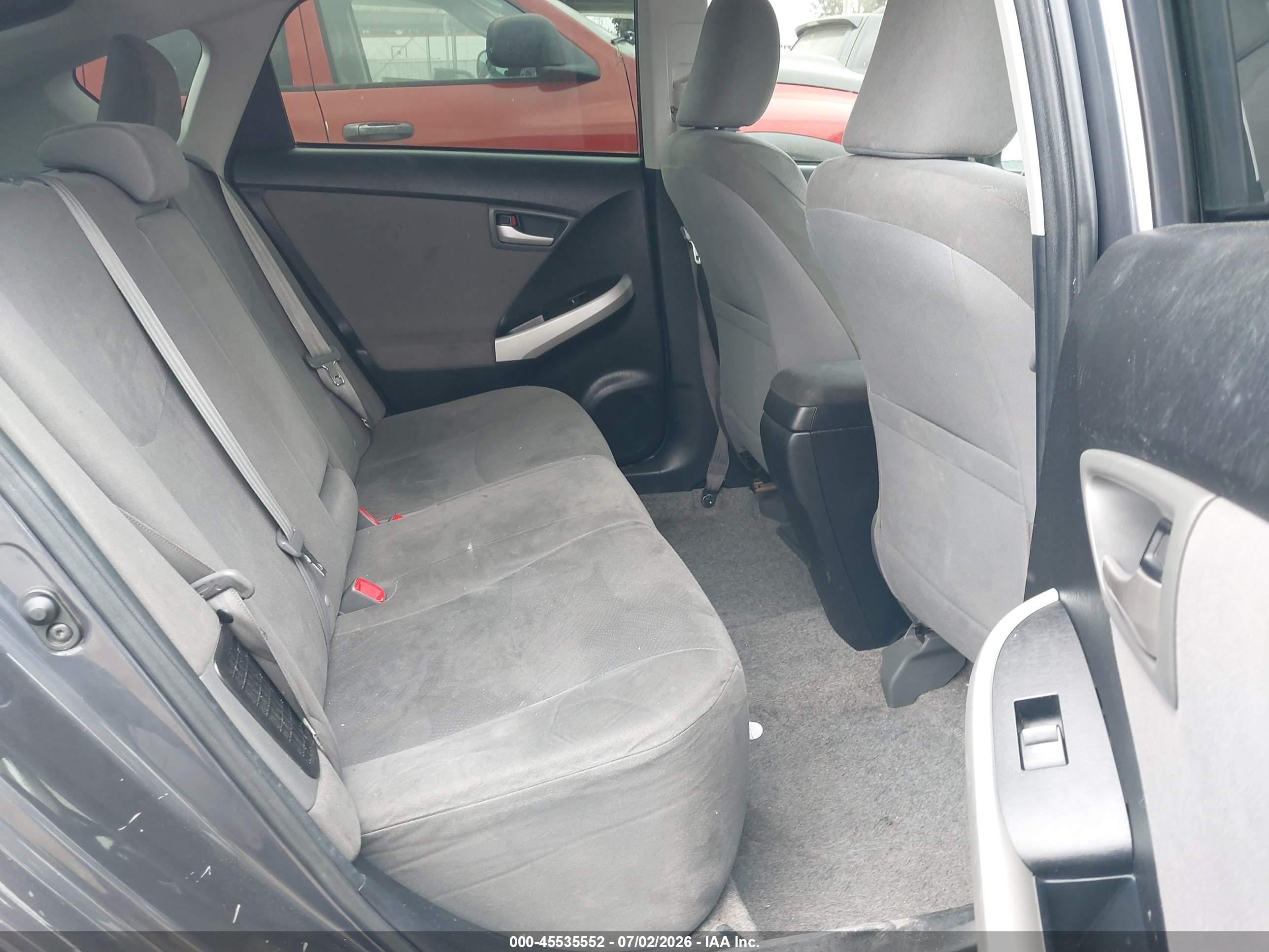 2012 Toyota Prius Plug-in   Gray vin: JTDKN3DP4C3014652