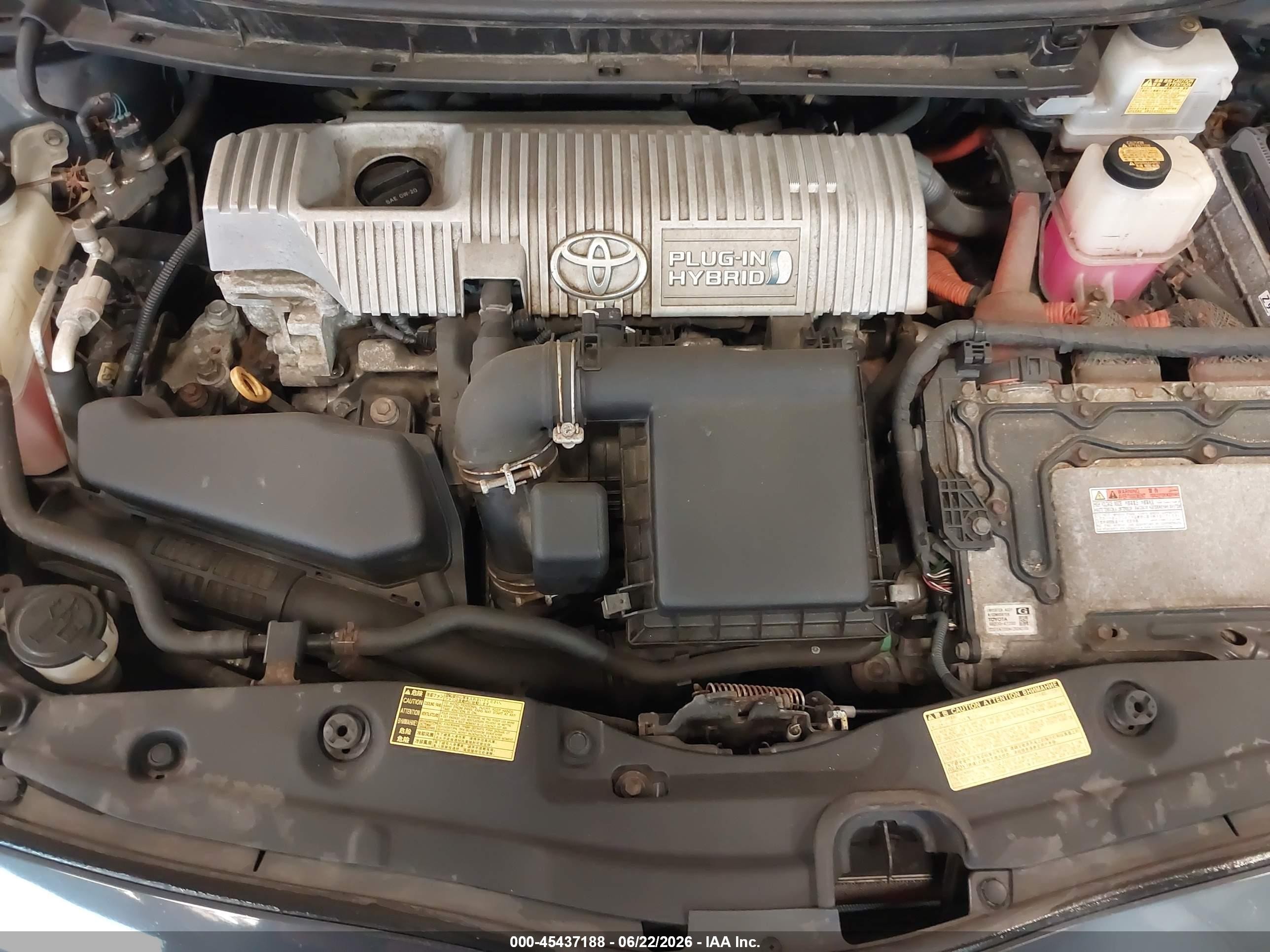 2012 Toyota Prius Plug-in Advanced Gray vin: JTDKN3DP4C3022699