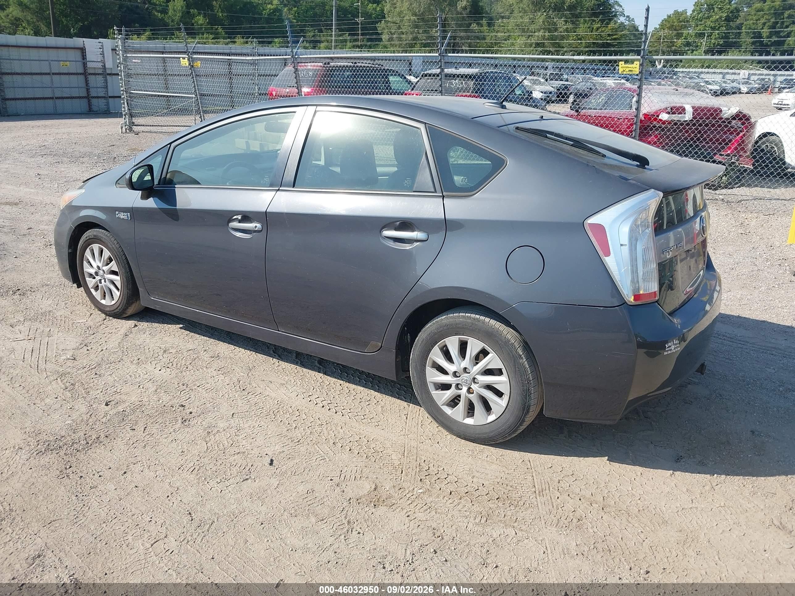 2013 Toyota Prius Plug-in   Gray vin: JTDKN3DP4D3035003