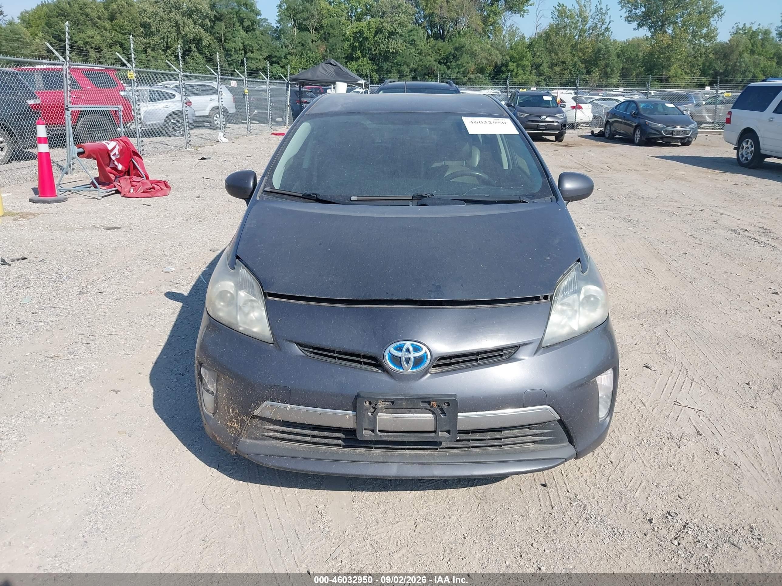 2013 Toyota Prius Plug-in   Gray vin: JTDKN3DP4D3035003