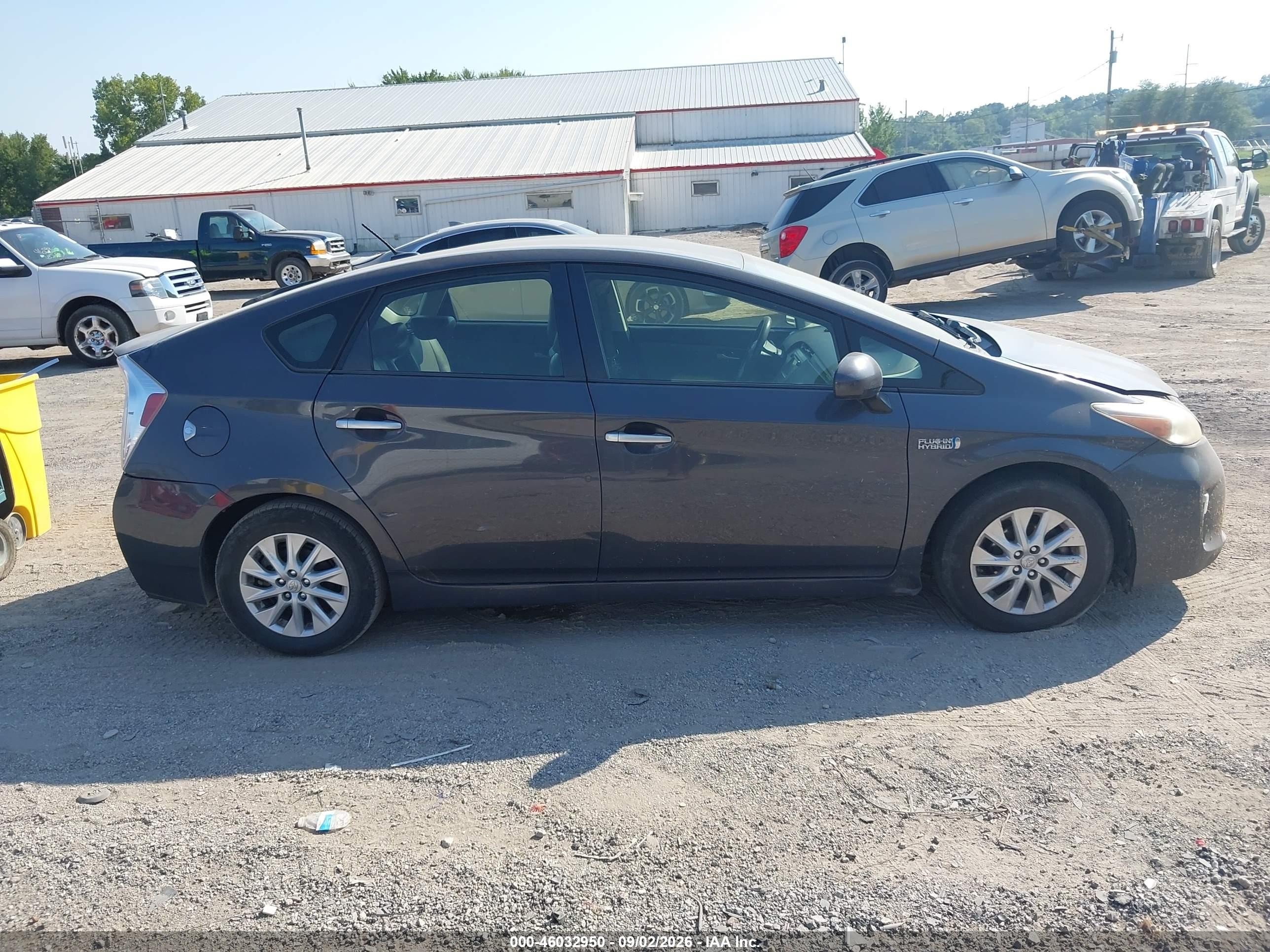 2013 Toyota Prius Plug-in   Gray vin: JTDKN3DP4D3035003