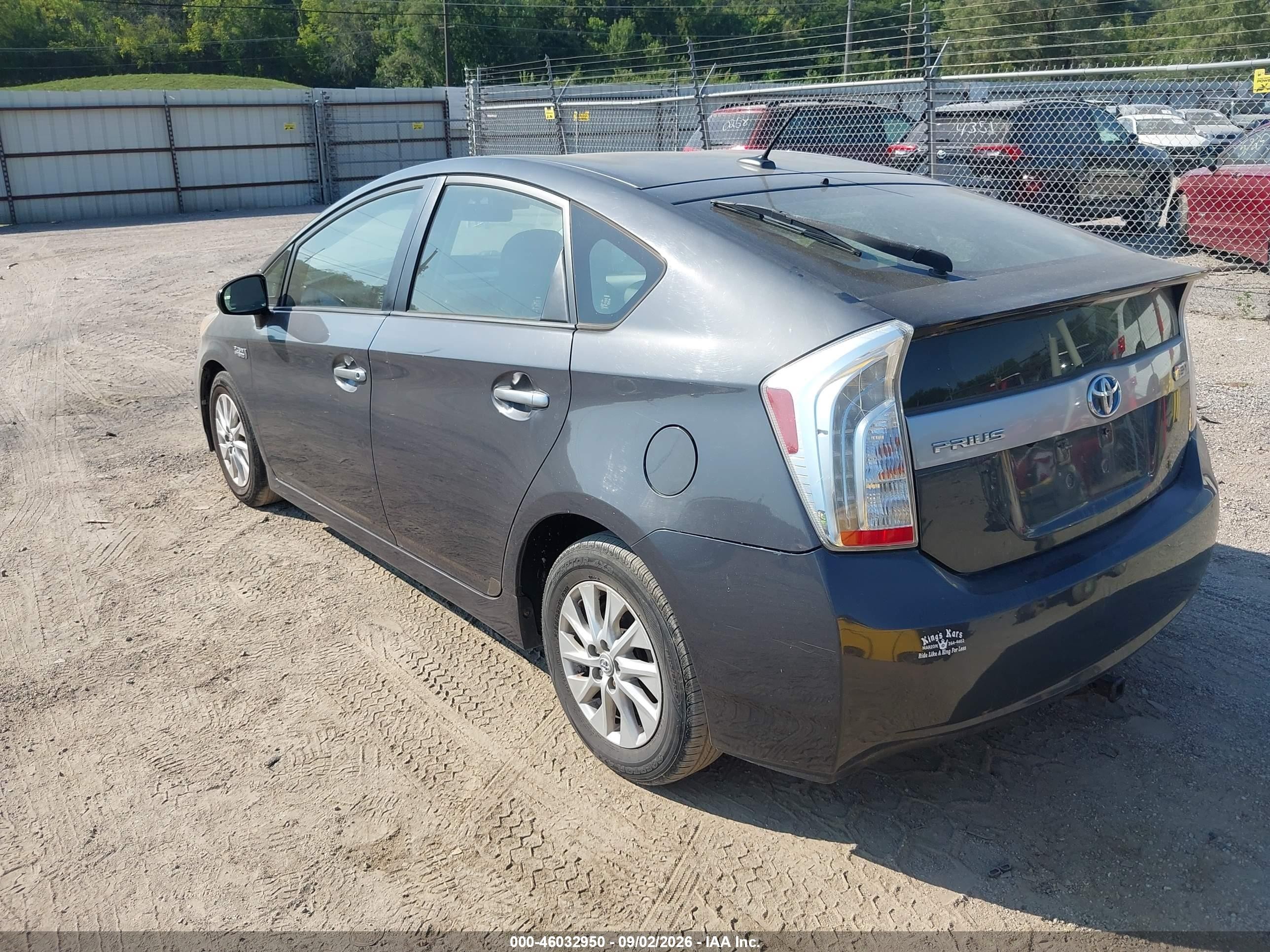 2013 Toyota Prius Plug-in   Gray vin: JTDKN3DP4D3035003