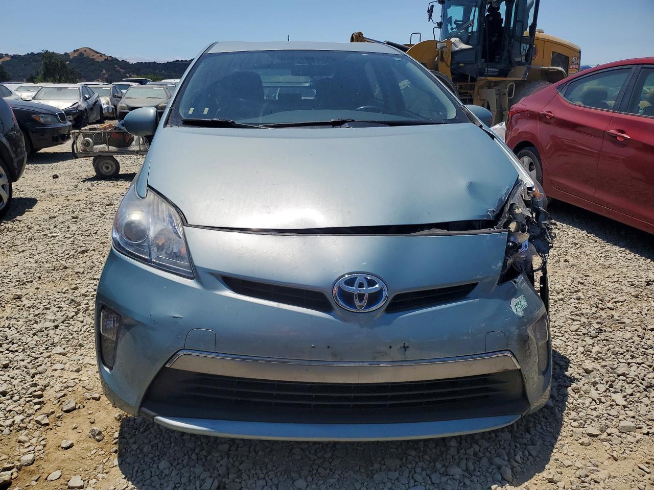 2013 Toyota Prius Plug-in Hybrid Base Teal vin: JTDKN3DP4D3043036