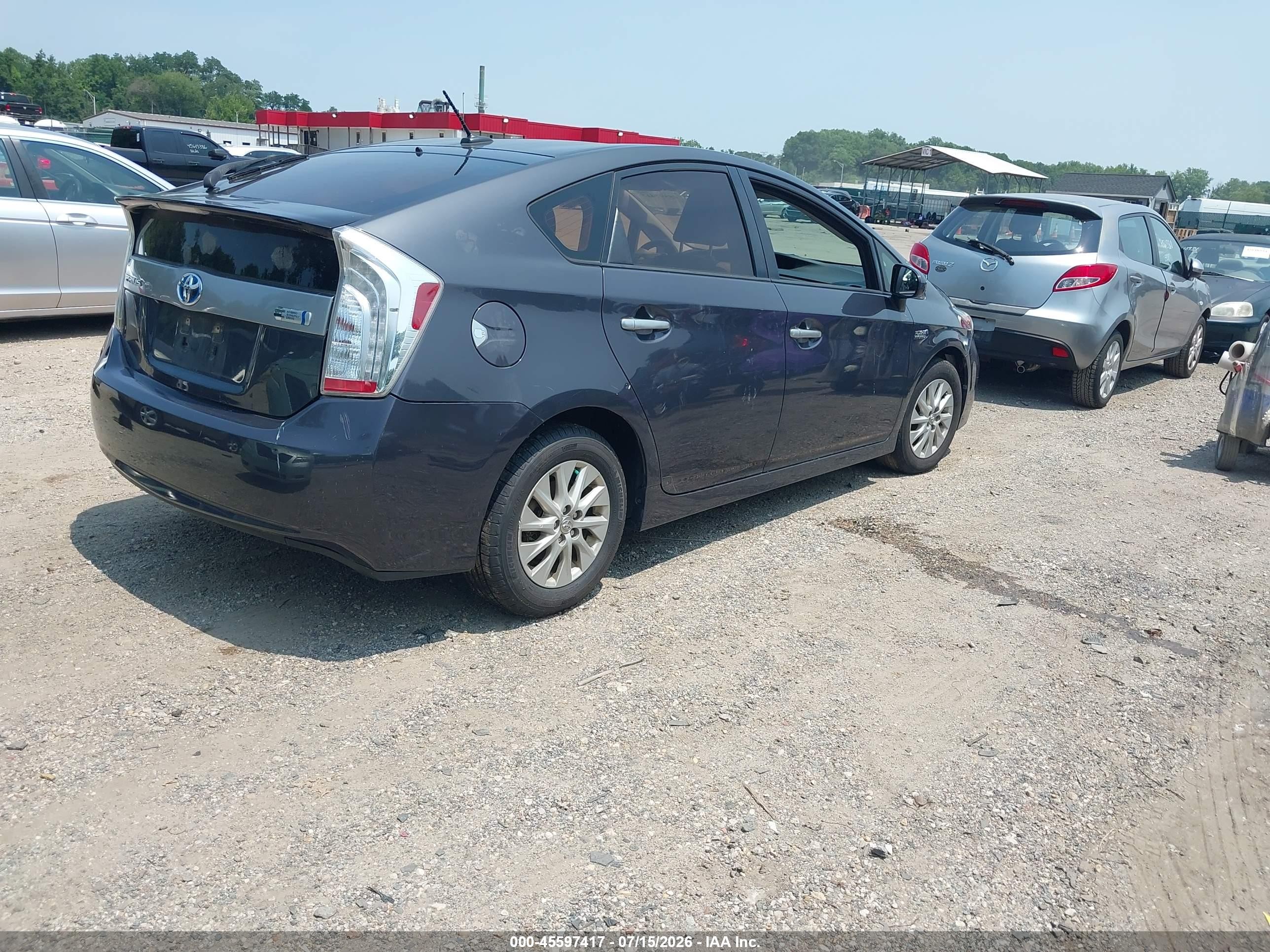 2014 Toyota Prius Plug-in   Gray vin: JTDKN3DP4E3050263