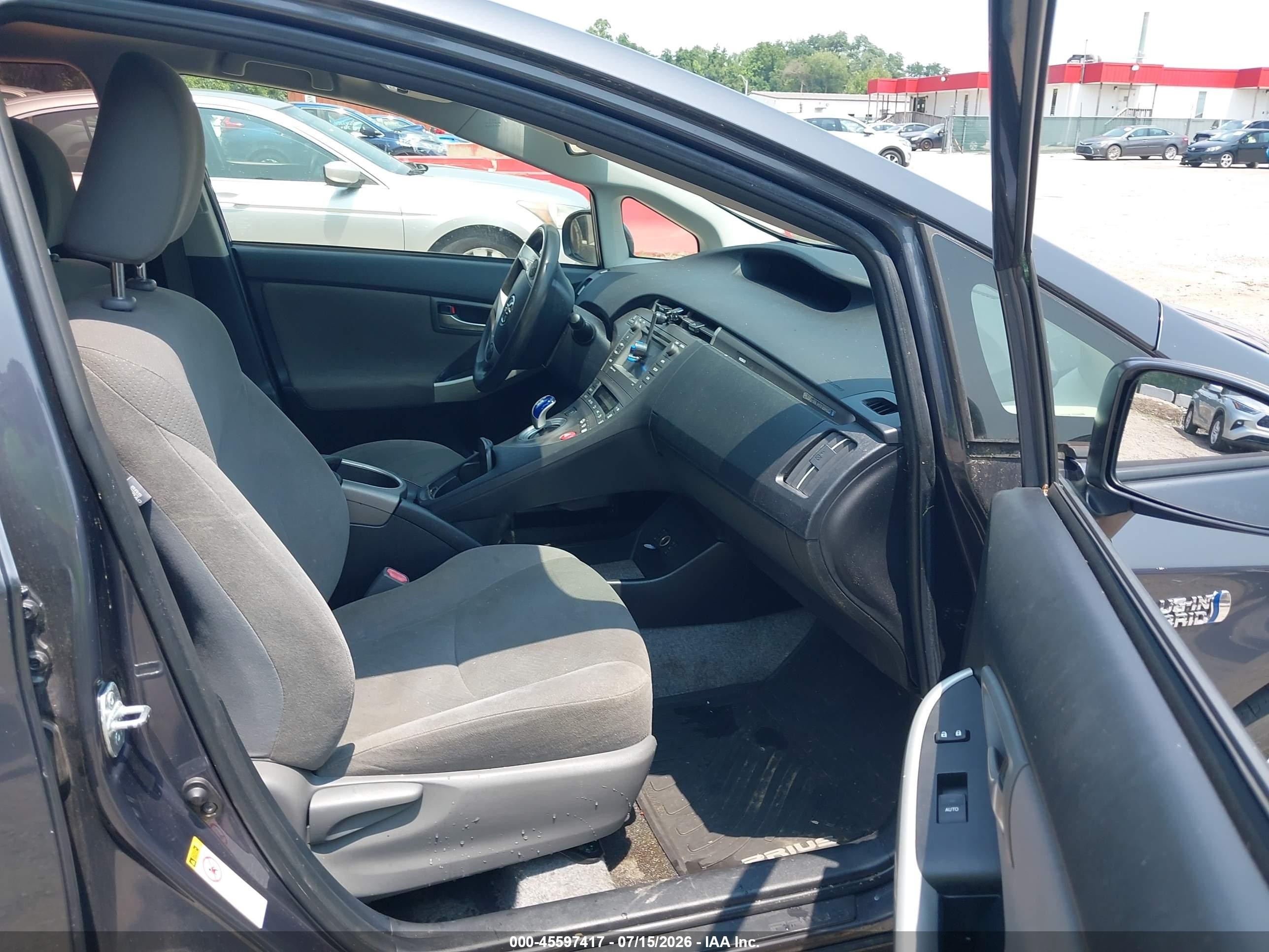2014 Toyota Prius Plug-in   Gray vin: JTDKN3DP4E3050263