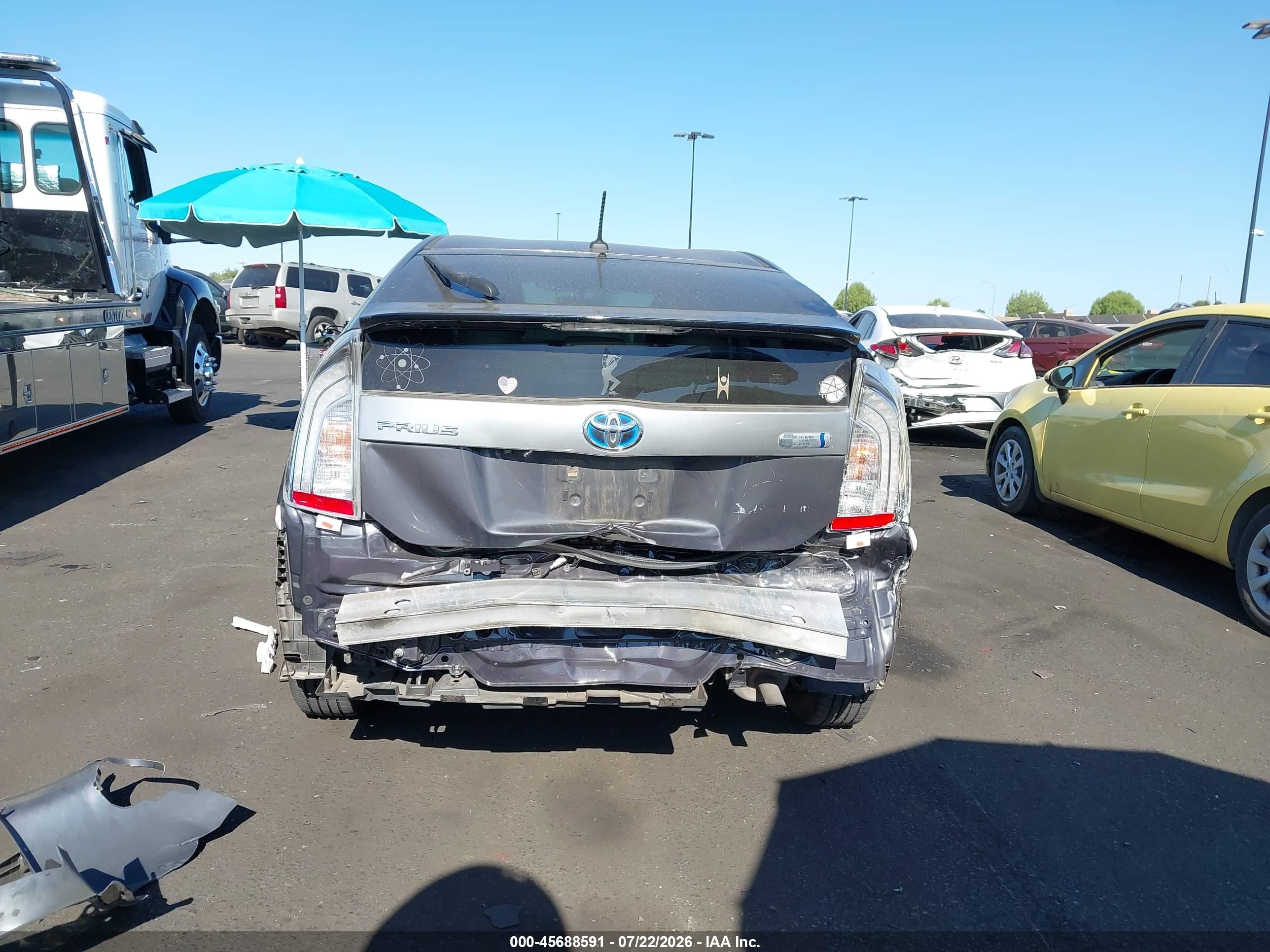 2014 Toyota Prius Plug-in   Gray vin: JTDKN3DP4E3061604
