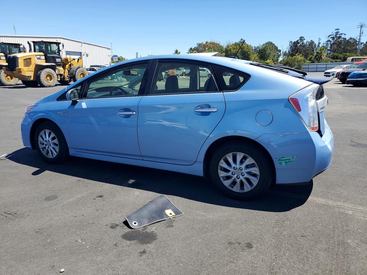 2015 Toyota Prius Plug-in Hybrid Advanced Blue vin: JTDKN3DP4F3074595