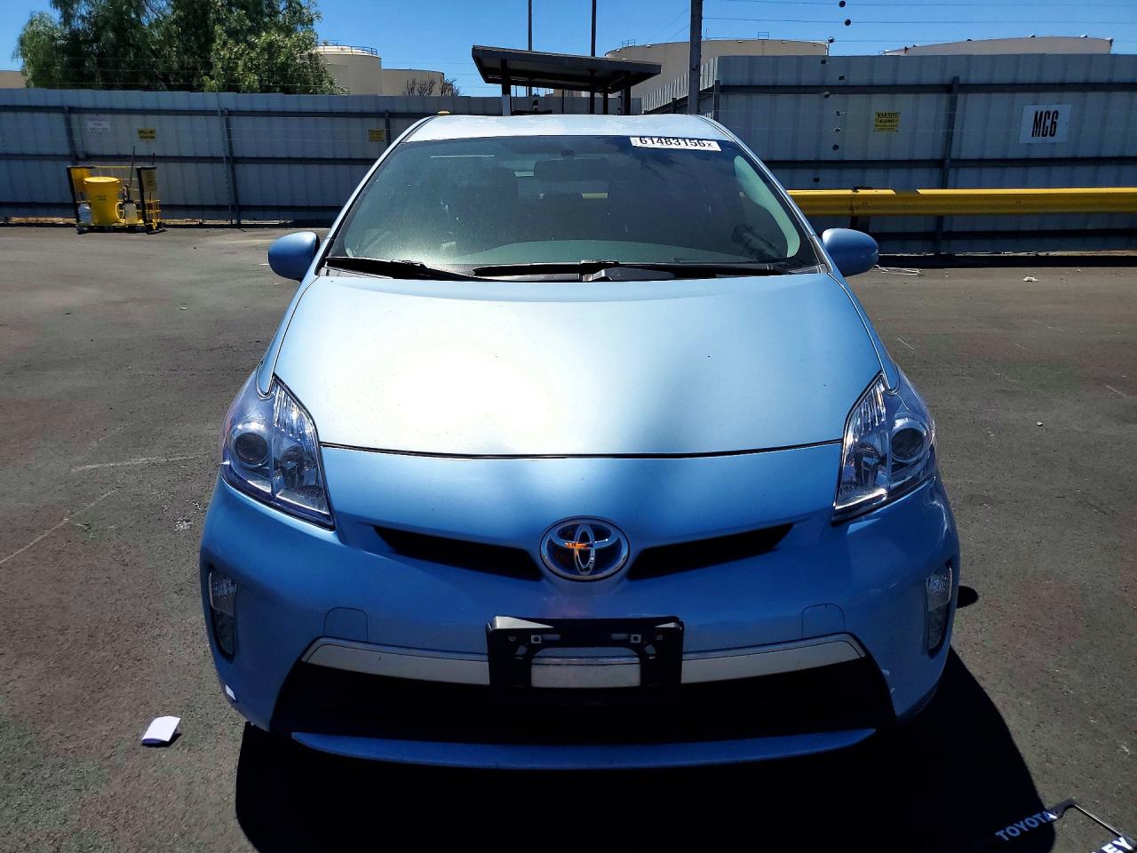 2015 Toyota Prius Plug-in Hybrid Advanced Blue vin: JTDKN3DP4F3074595