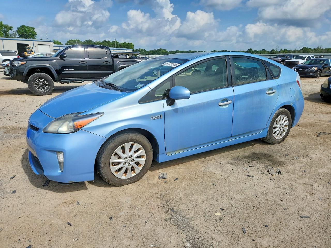 2012 Toyota Prius Plug-in Hybrid Base Blue vin: JTDKN3DP5C3009332