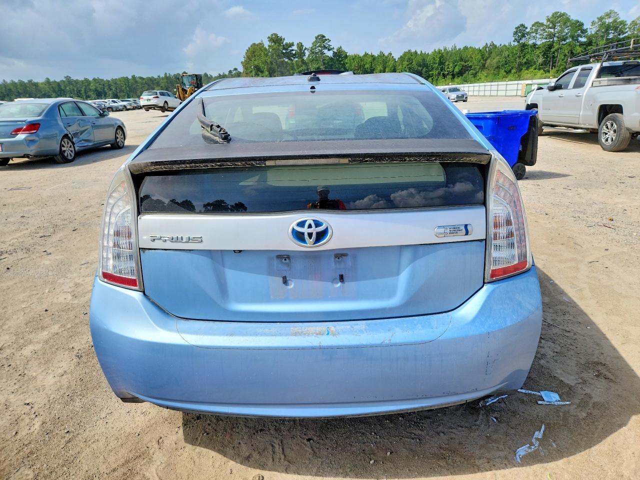 2012 Toyota Prius Plug-in Hybrid Base Blue vin: JTDKN3DP5C3009332