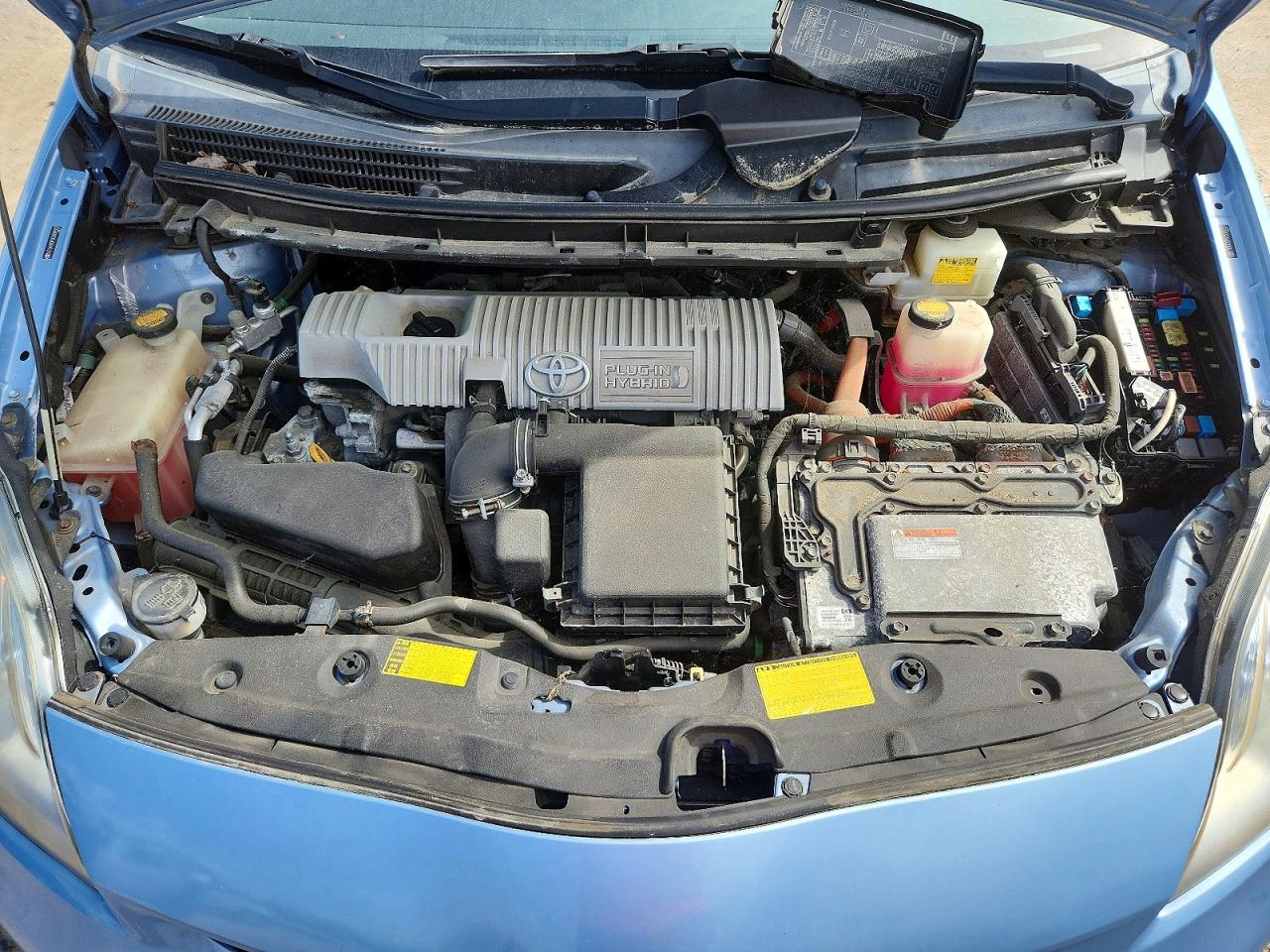2012 Toyota Prius Plug-in Hybrid Base Blue vin: JTDKN3DP5C3009332