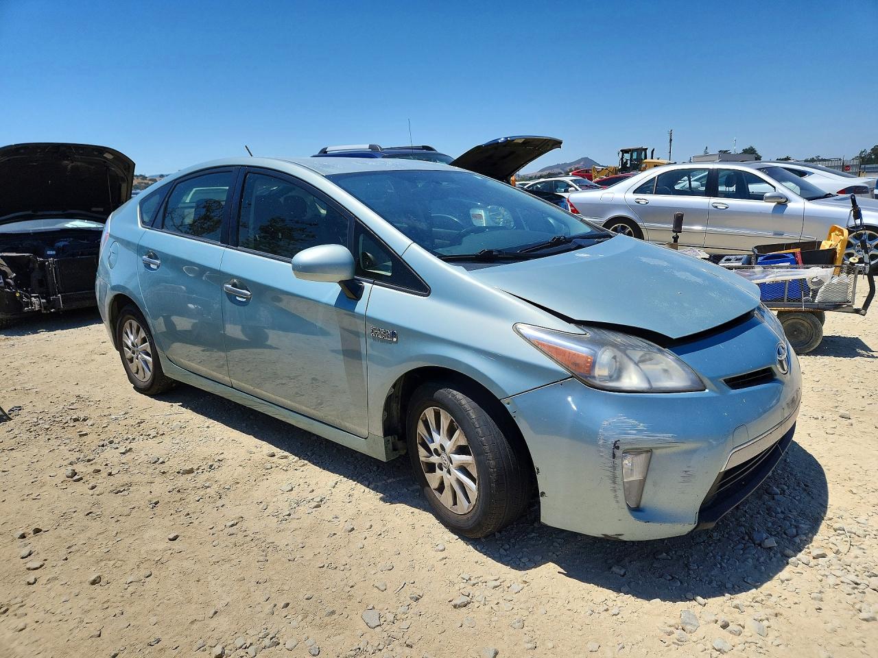 2012 Toyota Prius Plug-in Hybrid Base Green vin: JTDKN3DP5C3009749