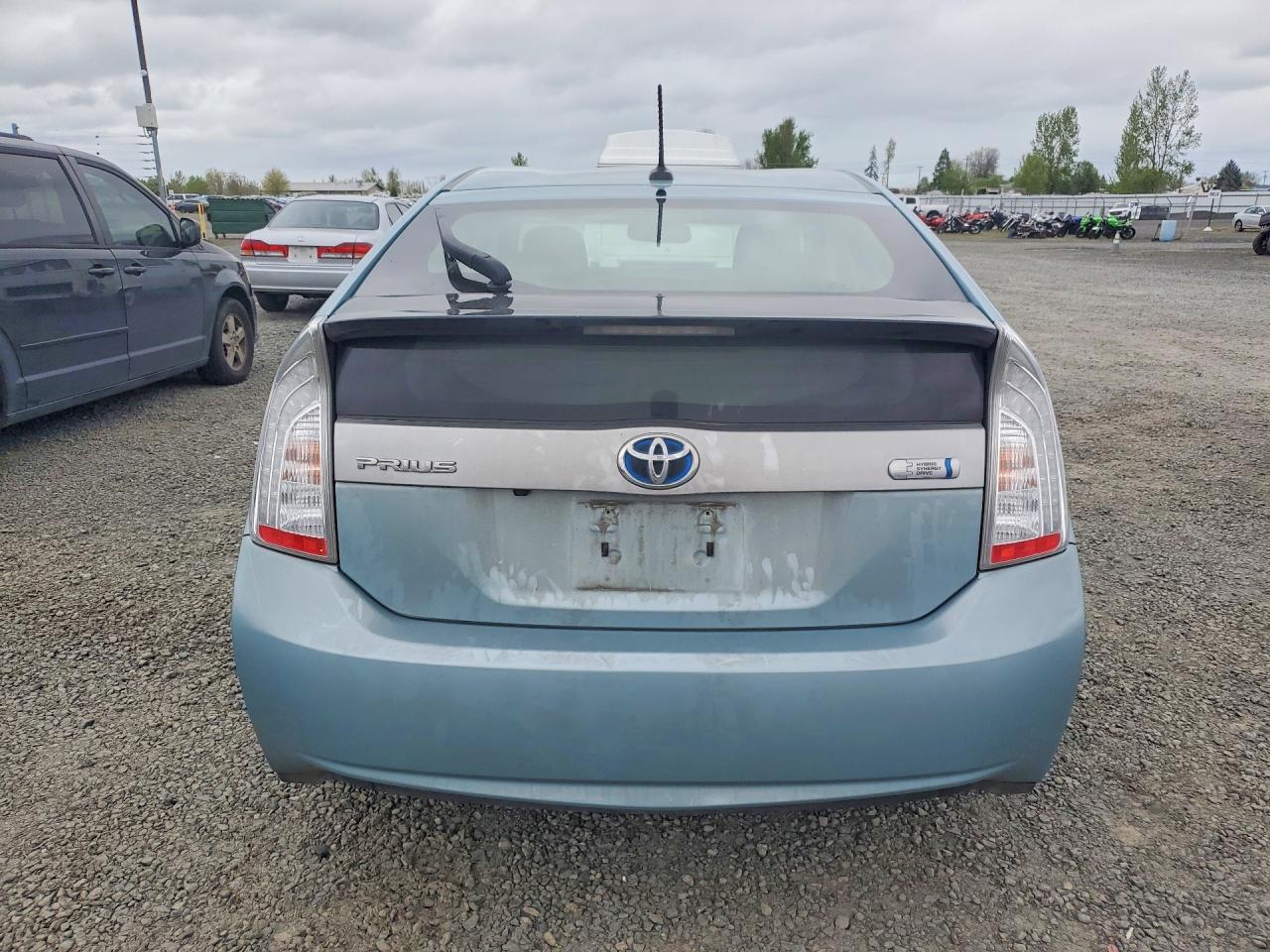 2012 Toyota Prius Plug-in Hybrid Advanced Бирюзовый vin: JTDKN3DP5C3013154