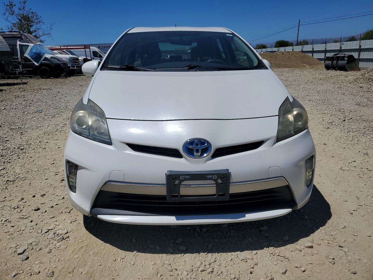 2012 Toyota Prius Plug-in Hybrid Base Белый vin: JTDKN3DP5C3023781
