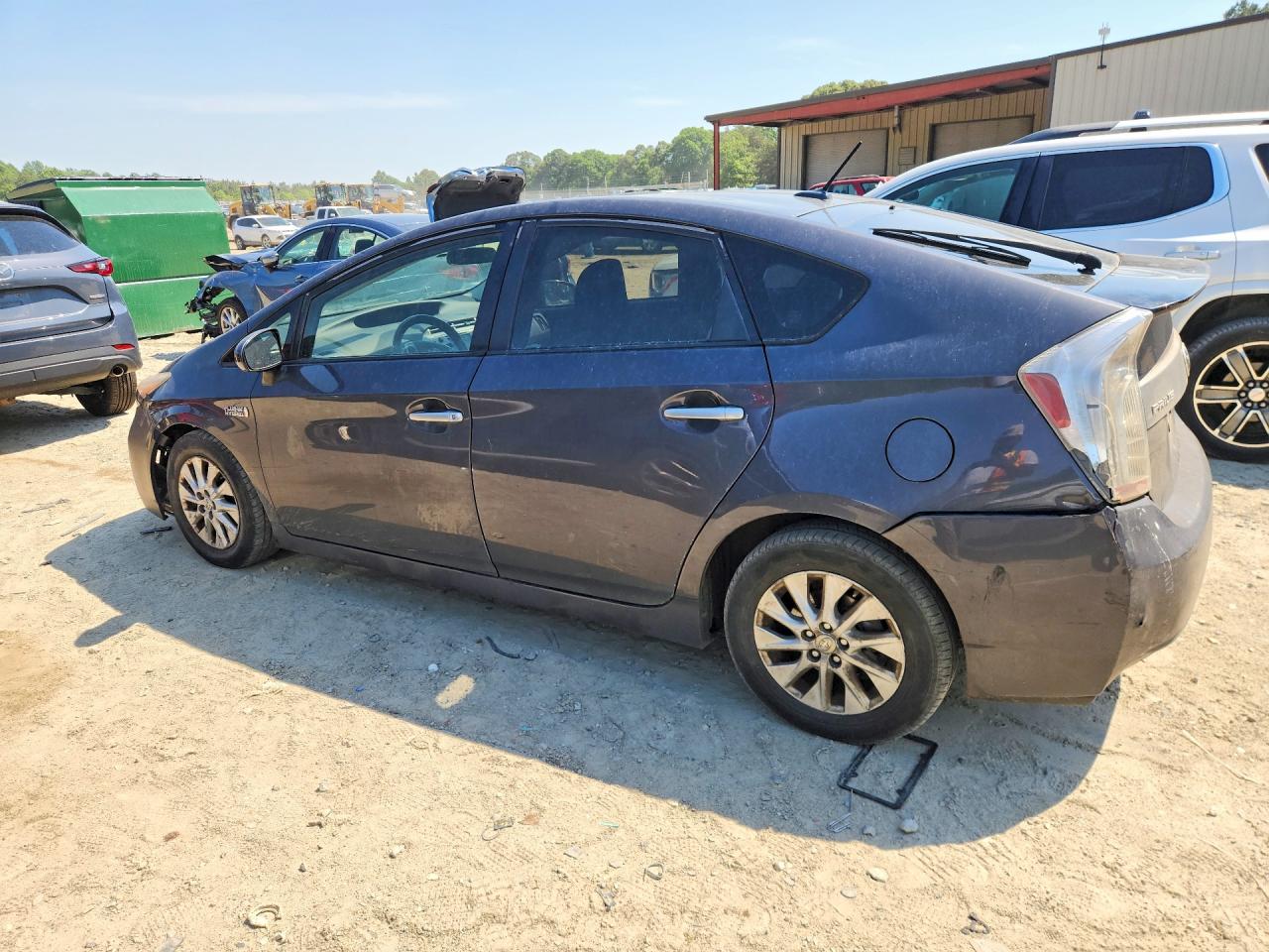 2013 Toyota Prius Plug-in Hybrid Base Gray vin: JTDKN3DP5D3031610