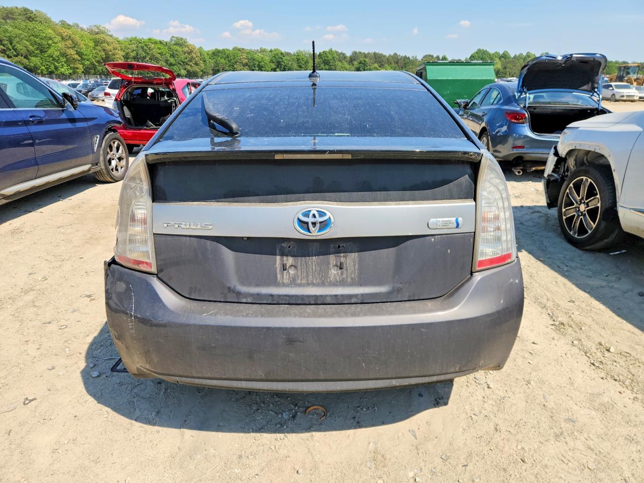 2013 Toyota Prius Plug-in Hybrid Base Gray vin: JTDKN3DP5D3031610