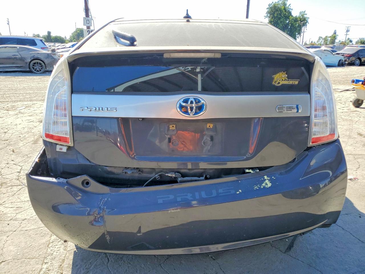 2013 Toyota Prius Plug-in Hybrid Base Gray vin: JTDKN3DP5D3032353