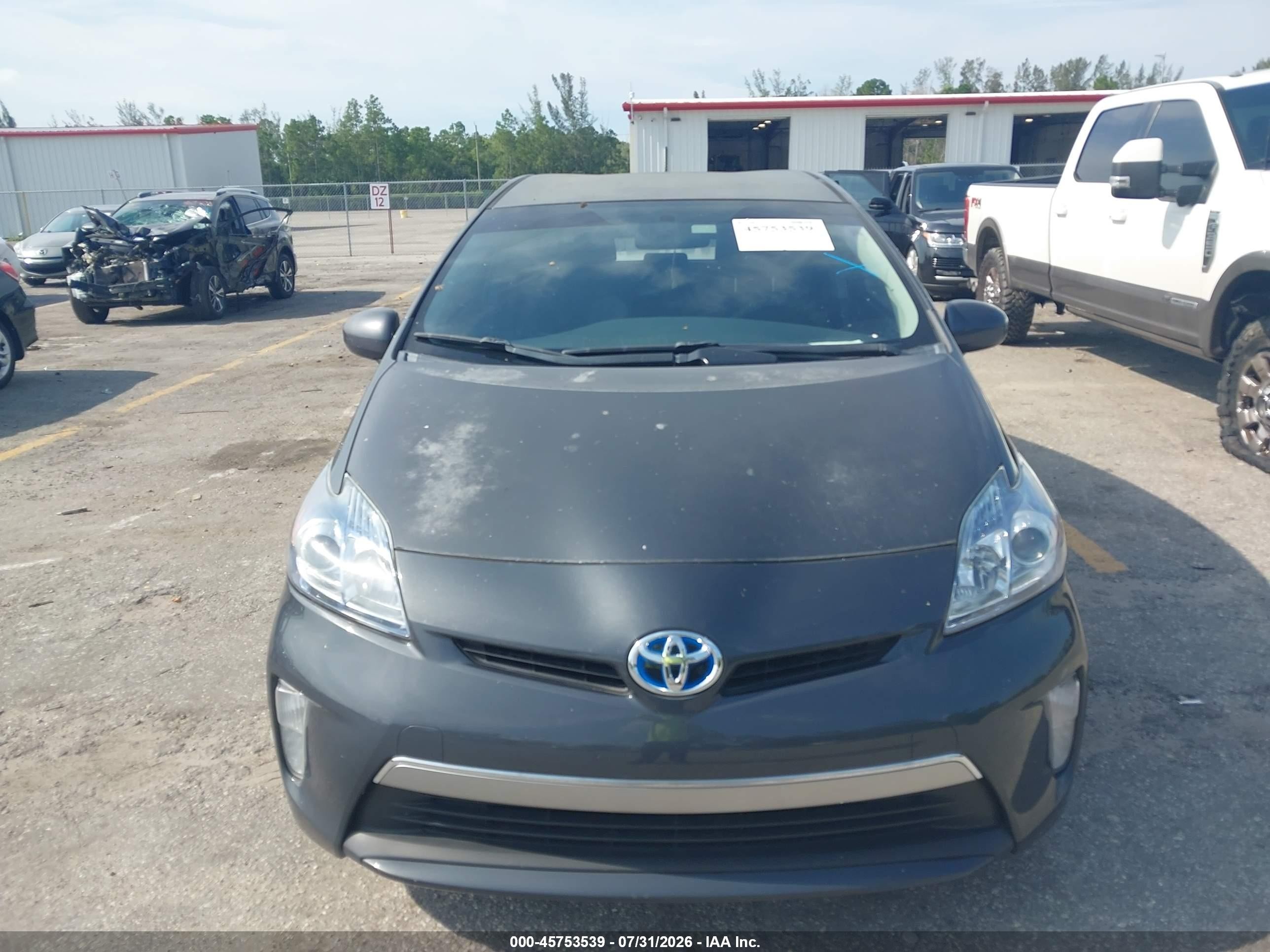 2013 Toyota Prius Plug-in   Gray vin: JTDKN3DP5D3038945