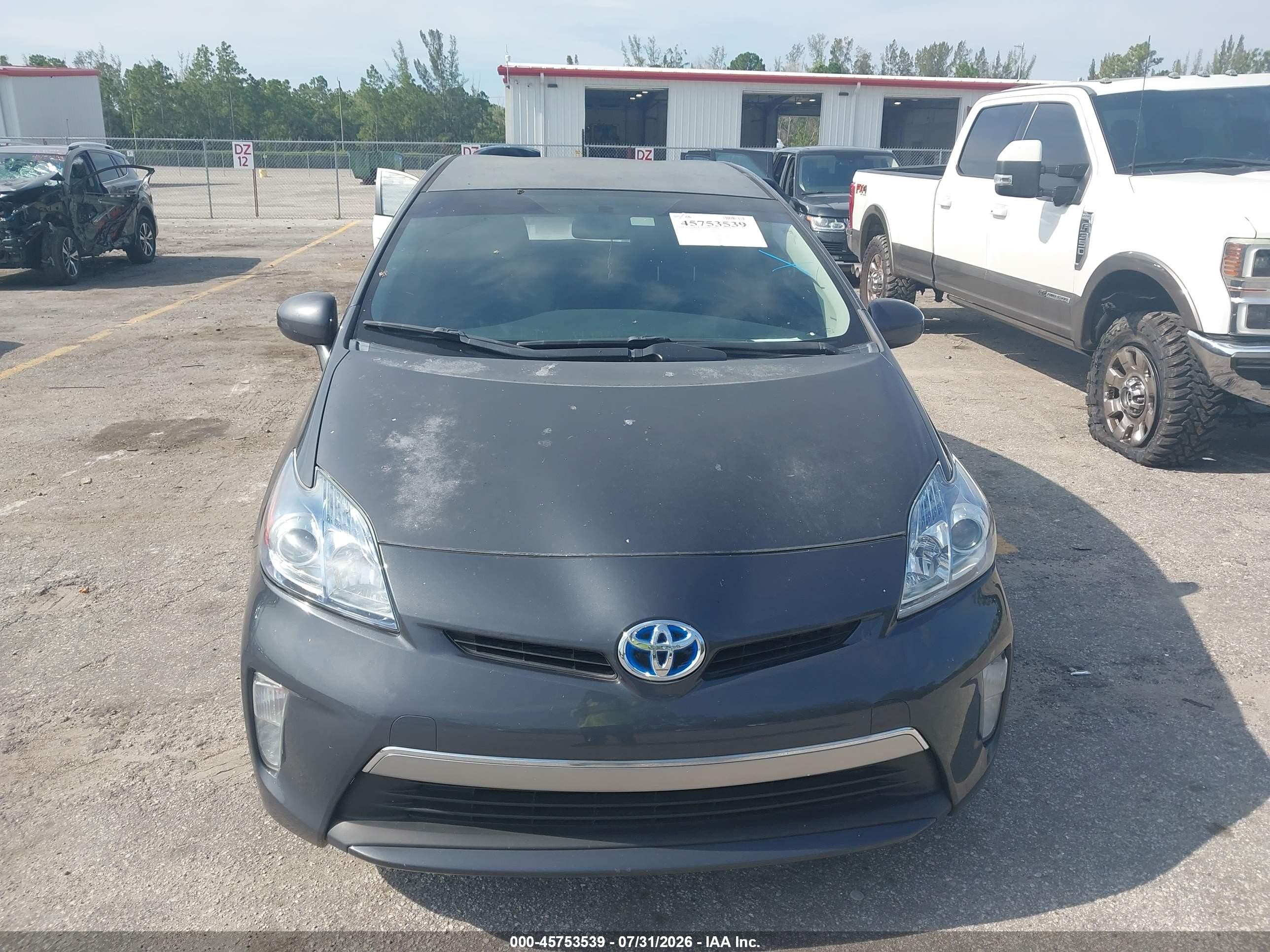 2013 Toyota Prius Plug-in   Gray vin: JTDKN3DP5D3038945