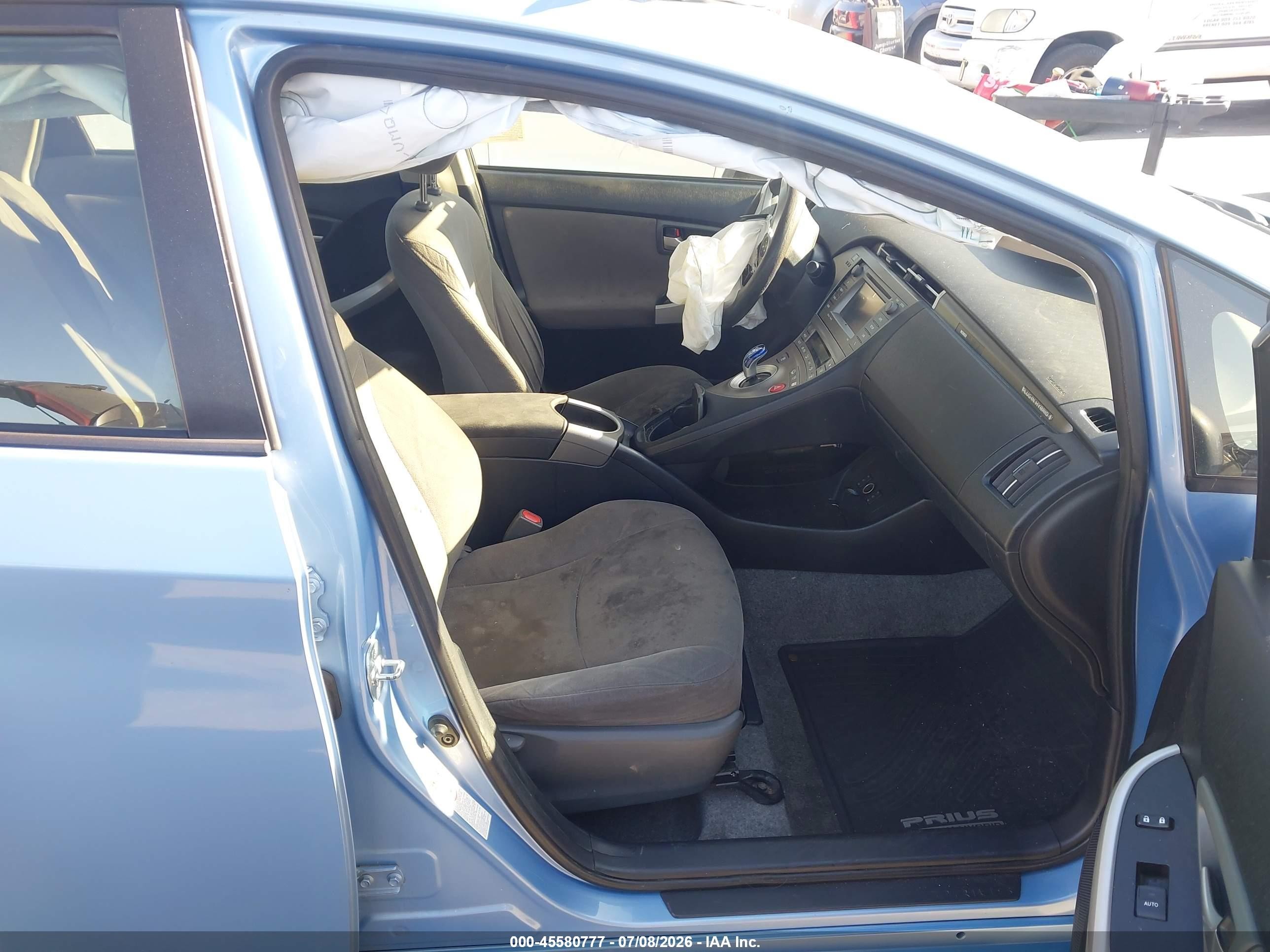 2014 Toyota Prius Plug-in   Синий vin: JTDKN3DP5E3053236