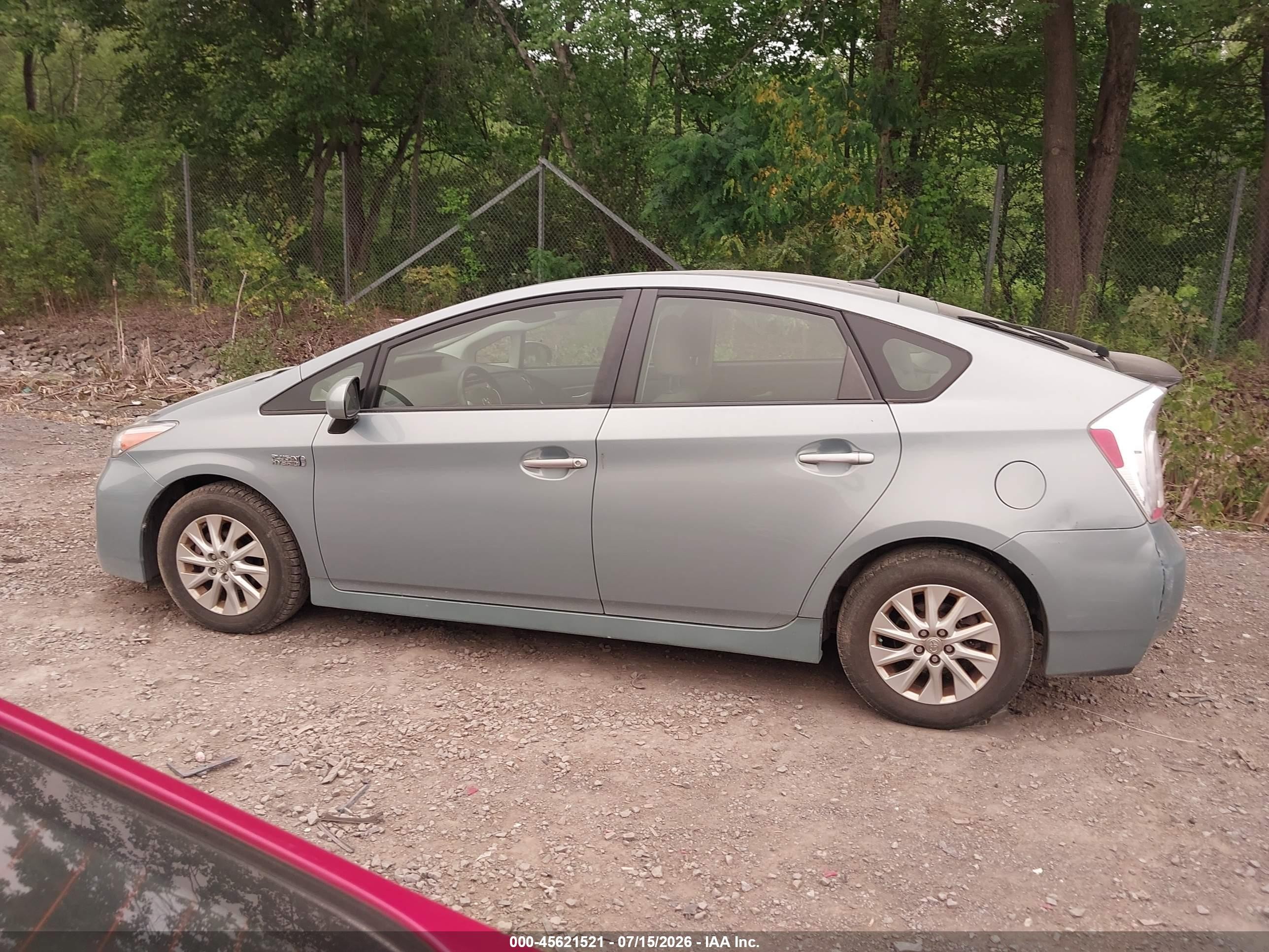 2012 Toyota Prius Plug-in   Blue vin: JTDKN3DP6C3002096