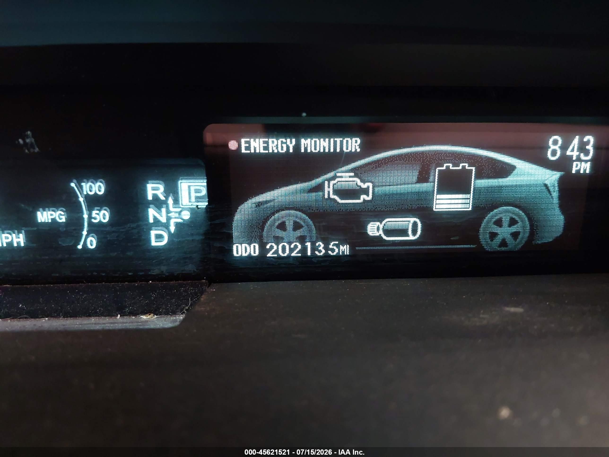2012 Toyota Prius Plug-in   Blue vin: JTDKN3DP6C3002096