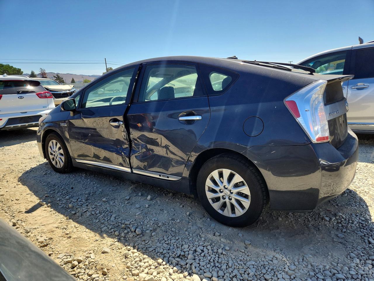 2012 Toyota Prius Plug-in Hybrid Base Gray vin: JTDKN3DP6C3014880