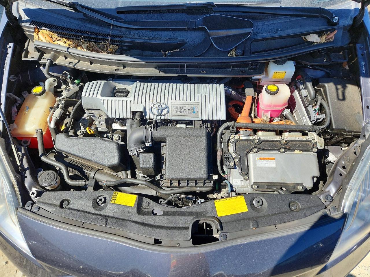 2012 Toyota Prius Plug-in Hybrid Base Gray vin: JTDKN3DP6C3014880