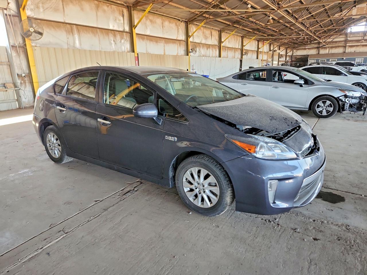 2012 Toyota Prius Plug-in Hybrid Base Silver vin: JTDKN3DP6C3014894