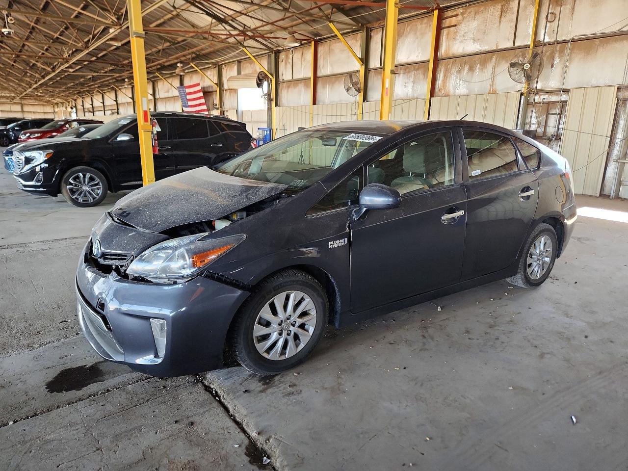 2012 Toyota Prius Plug-in Hybrid Base Silver vin: JTDKN3DP6C3014894