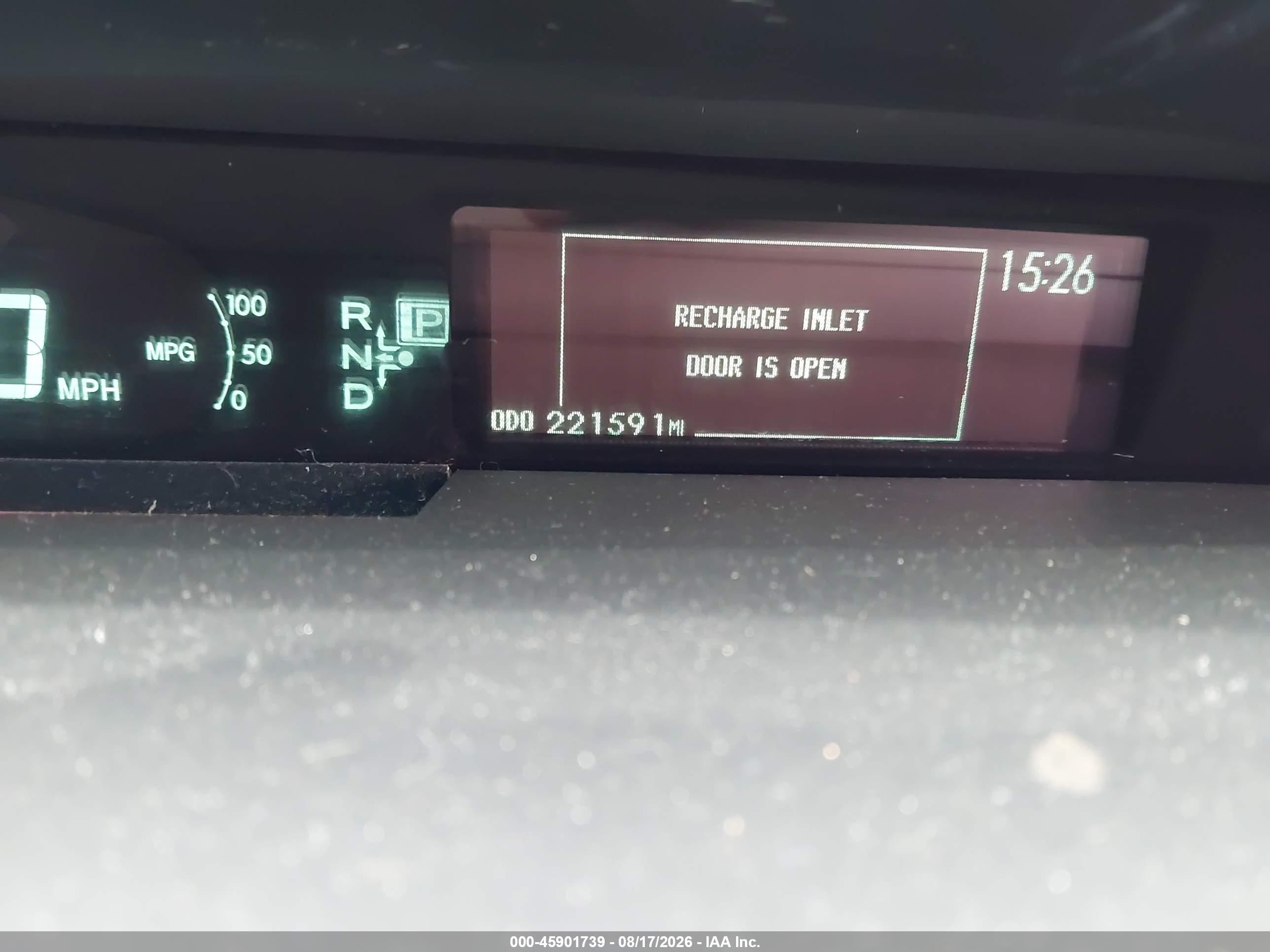 2012 Toyota Prius Plug-in   Gray vin: JTDKN3DP6C3016452