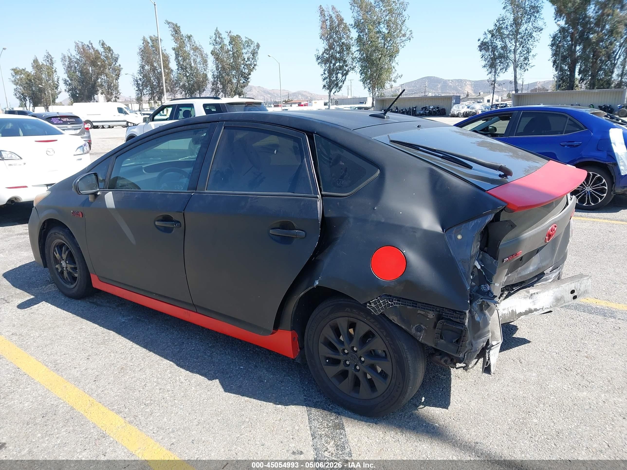 2012 Toyota Prius Plug-in   Black vin: JTDKN3DP6C3020842