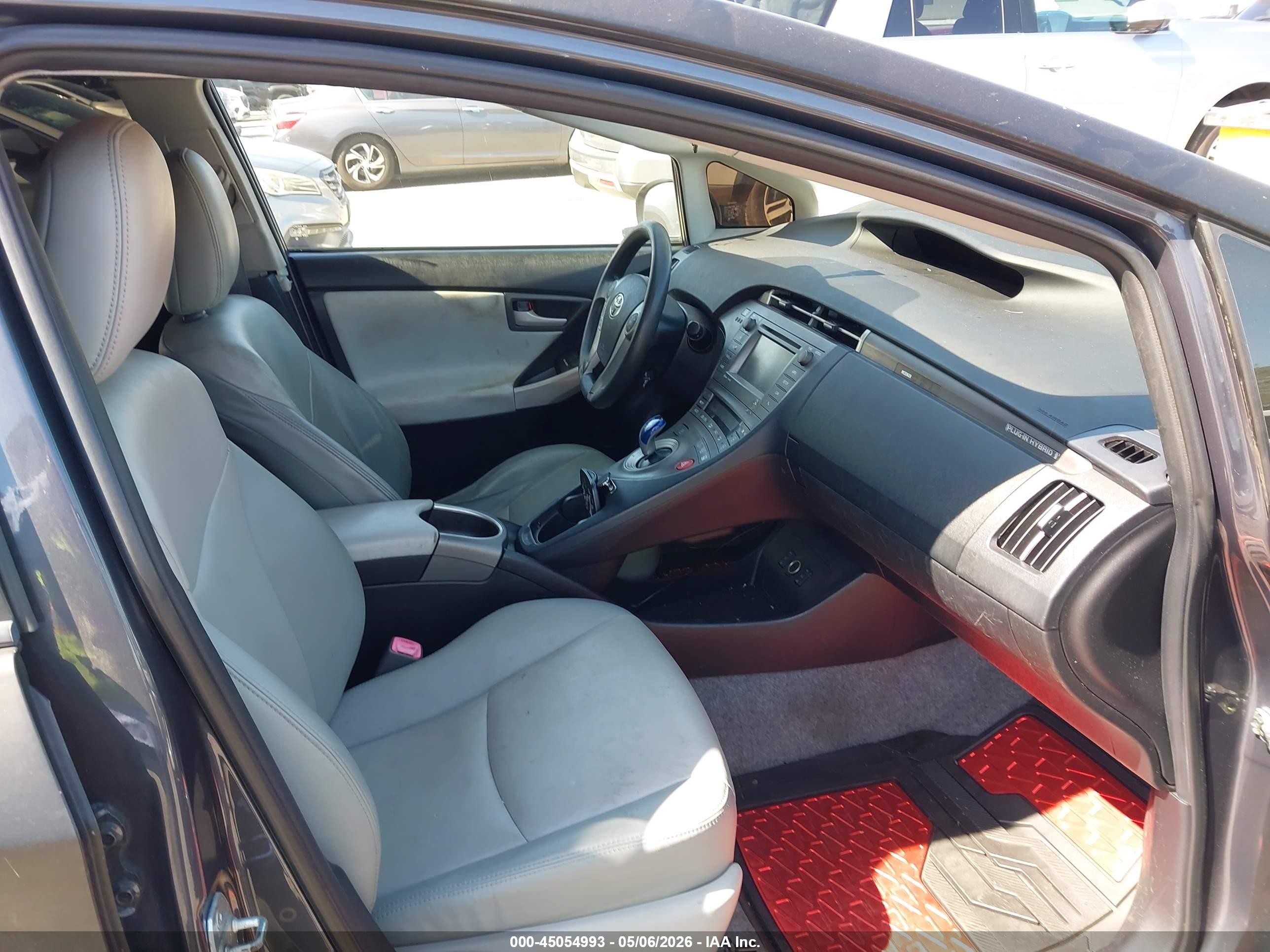 2012 Toyota Prius Plug-in   Black vin: JTDKN3DP6C3020842
