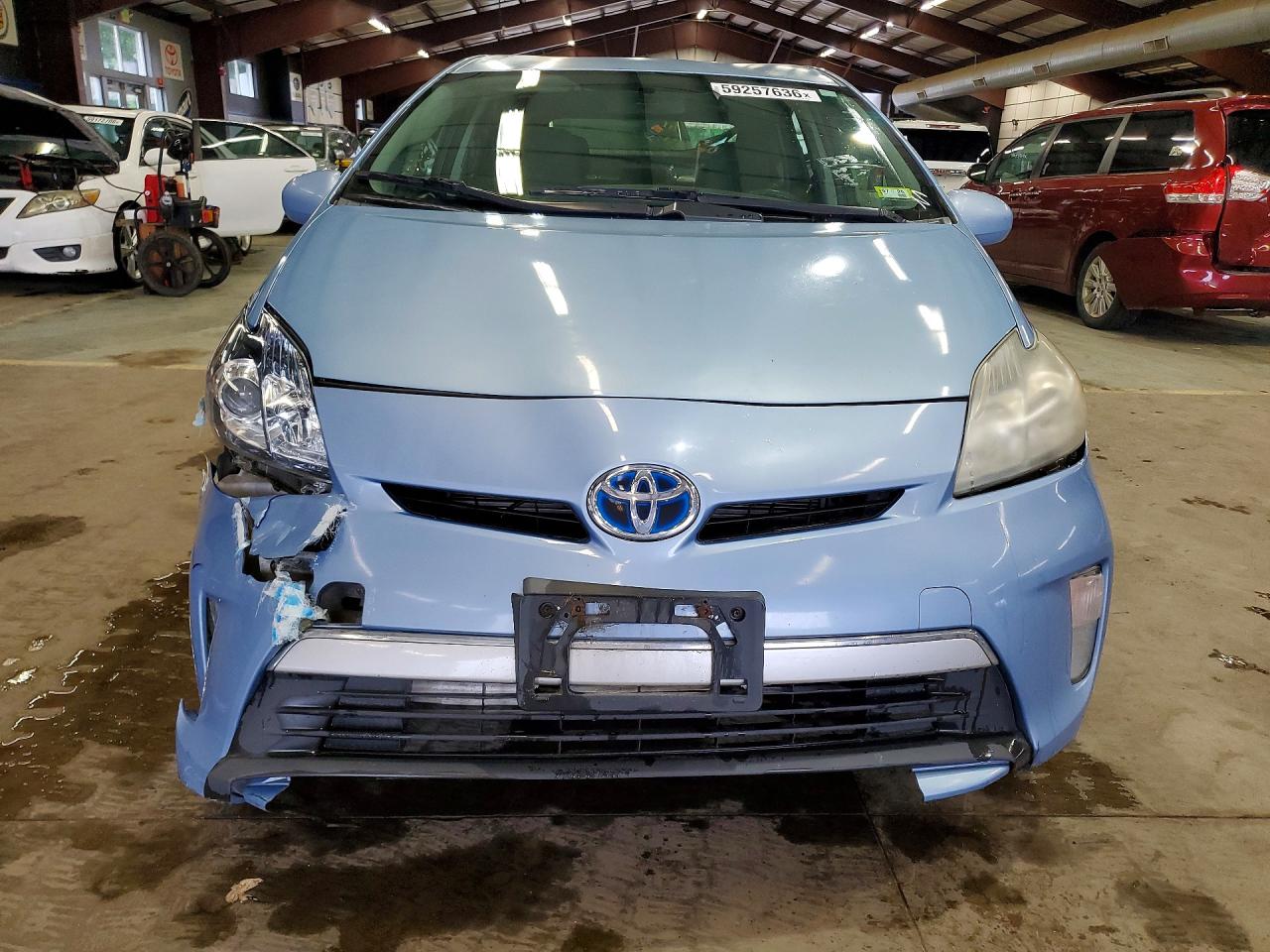 2014 Toyota Prius Plug-in Hybrid Base Blue vin: JTDKN3DP6E3049440