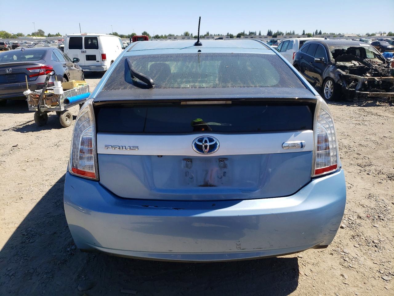 2012 Toyota Prius Plug-in Hybrid Advanced Blue vin: JTDKN3DP7C3011891