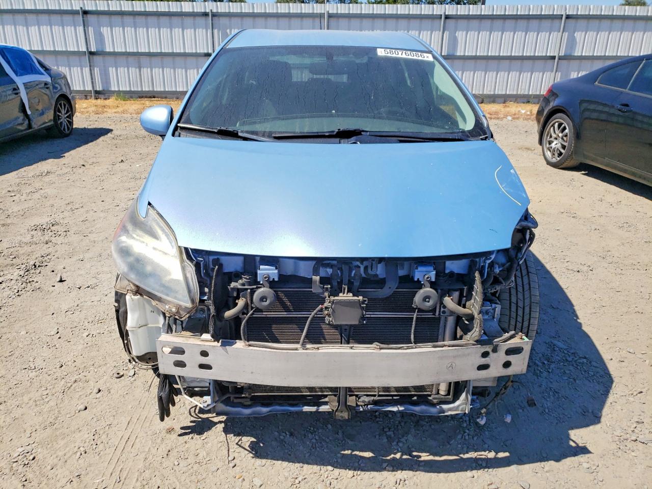2012 Toyota Prius Plug-in Hybrid Advanced Blue vin: JTDKN3DP7C3011891