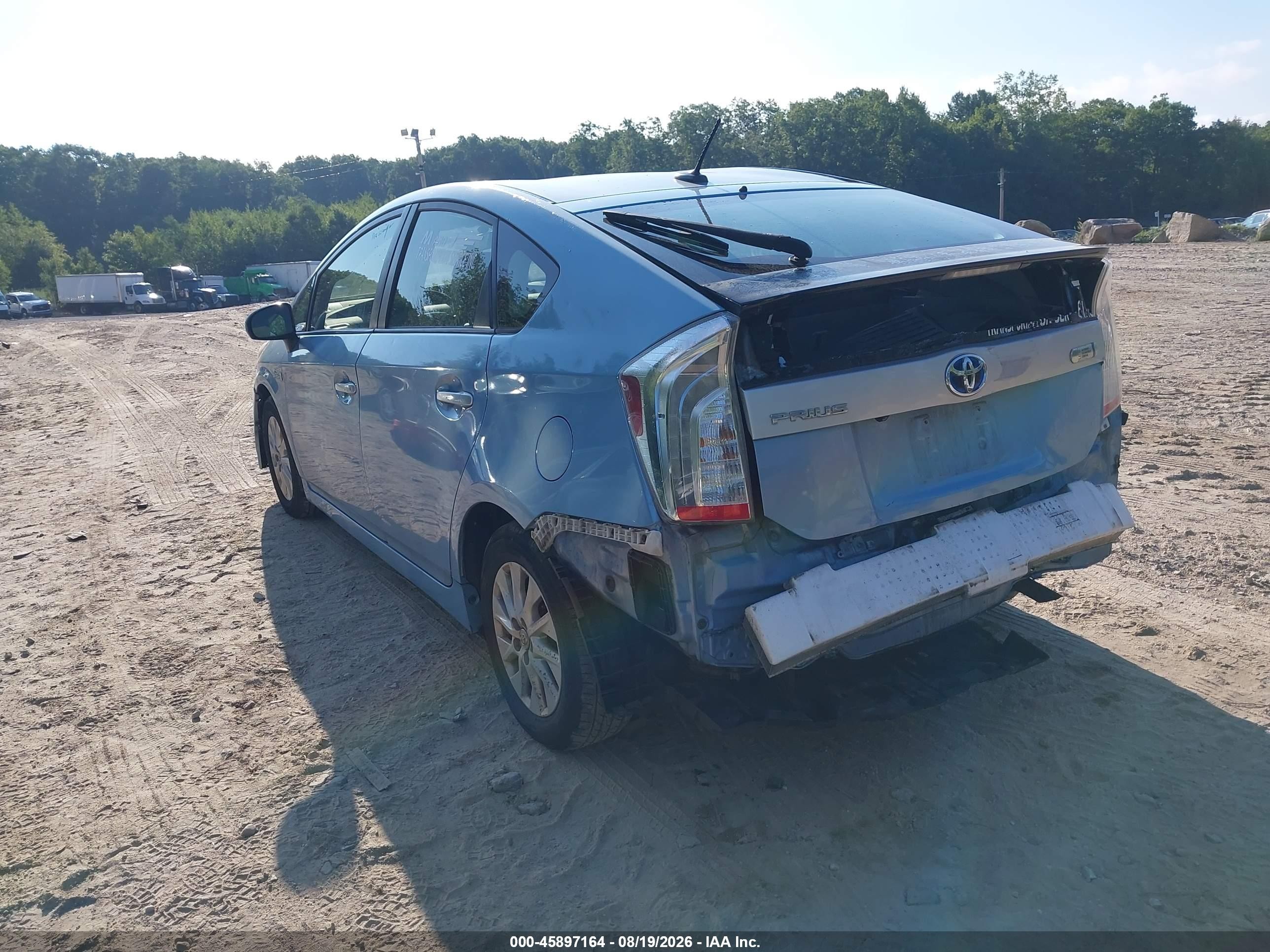 2012 Toyota Prius Plug-in   Teal vin: JTDKN3DP7C3012118