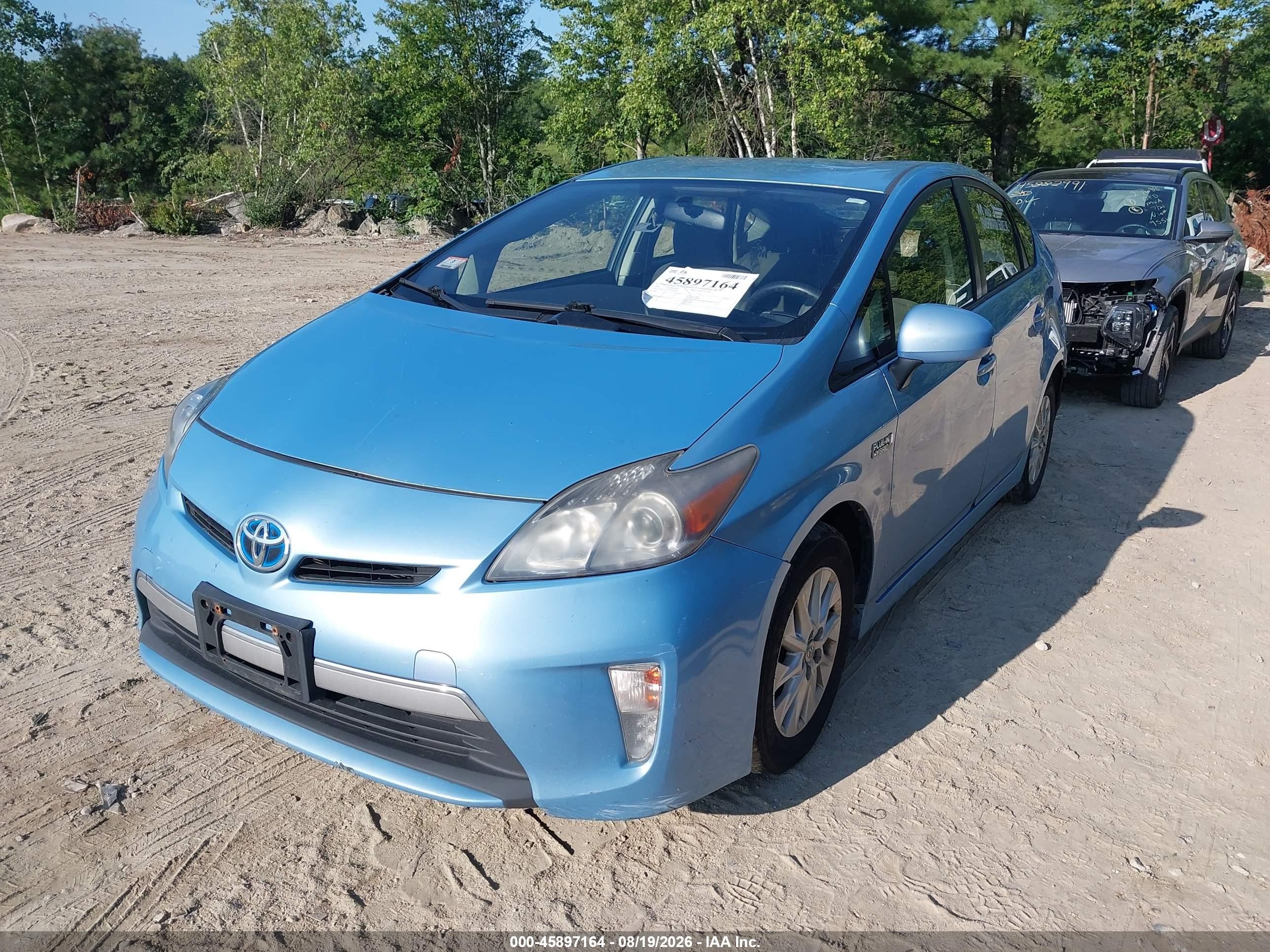 2012 Toyota Prius Plug-in   Teal vin: JTDKN3DP7C3012118