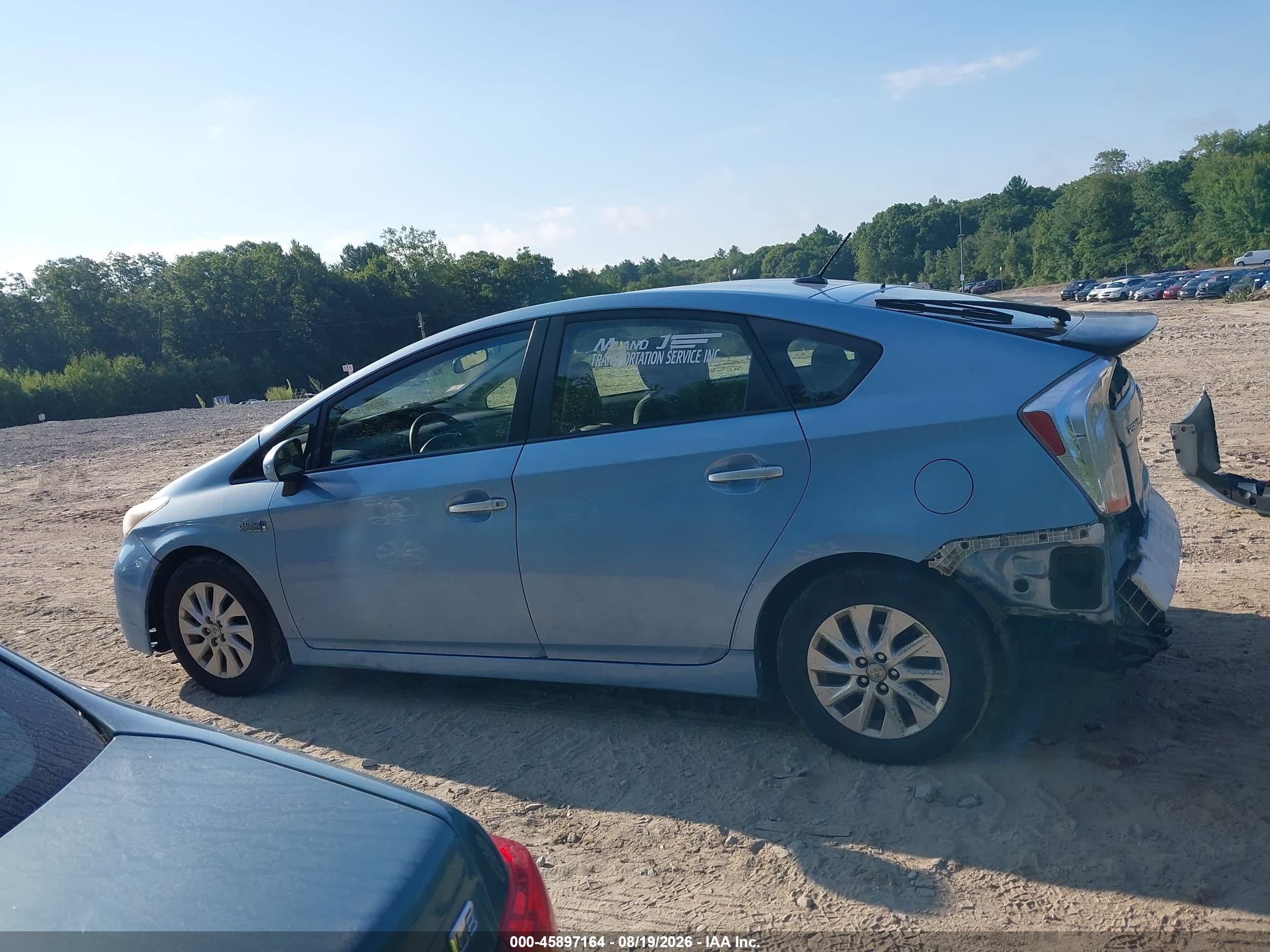 2012 Toyota Prius Plug-in   Teal vin: JTDKN3DP7C3012118