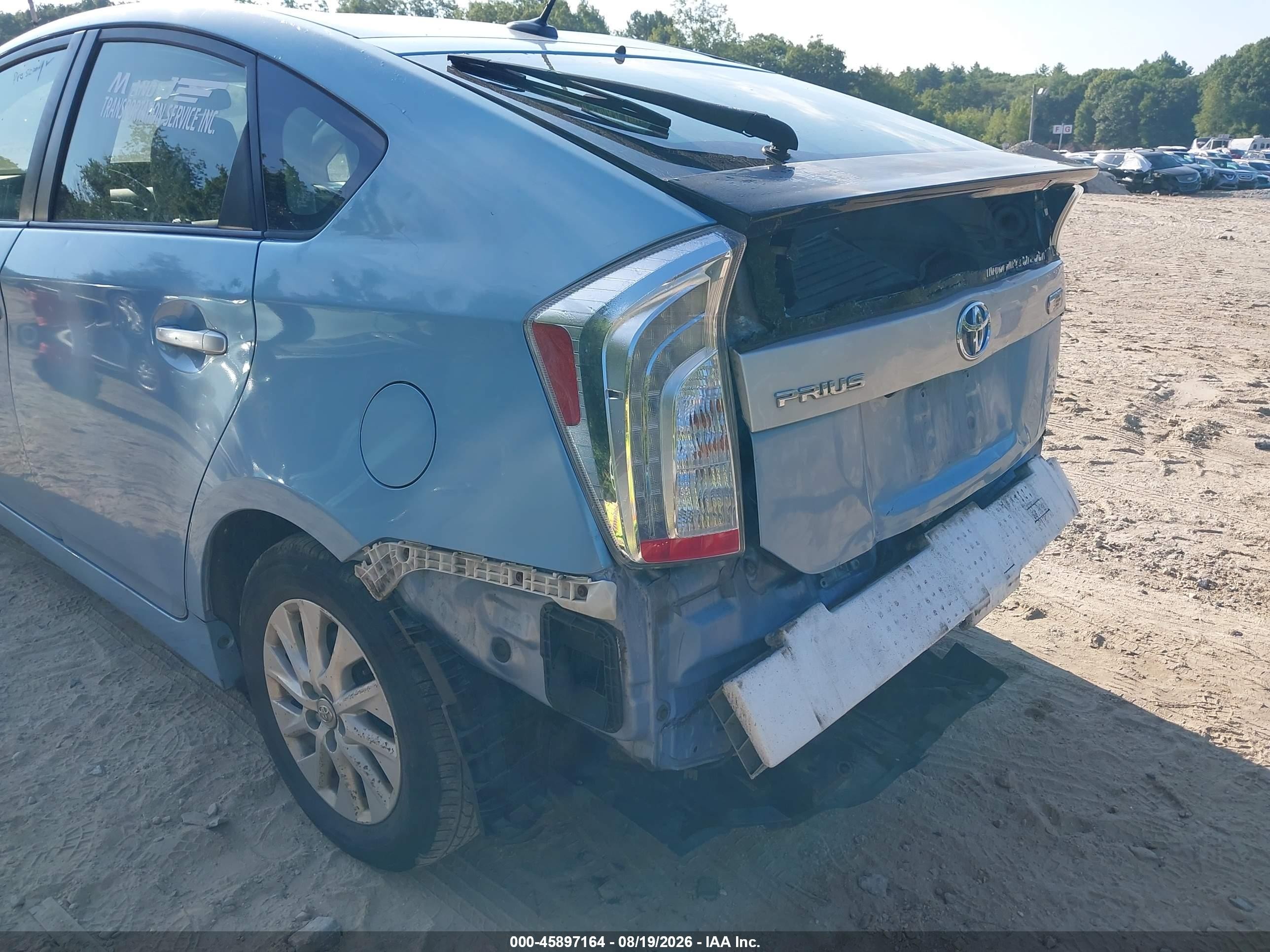 2012 Toyota Prius Plug-in   Teal vin: JTDKN3DP7C3012118