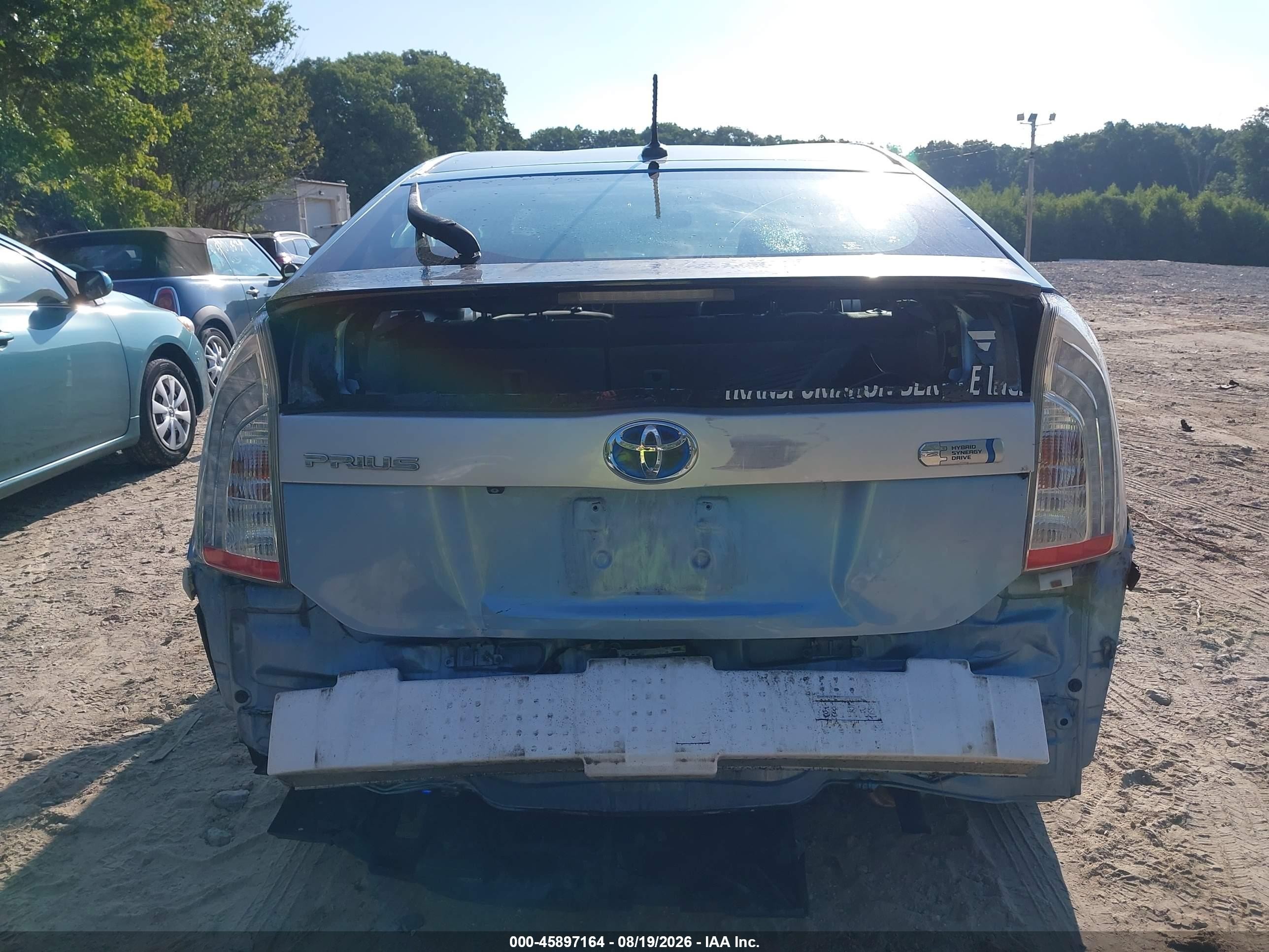 2012 Toyota Prius Plug-in   Teal vin: JTDKN3DP7C3012118