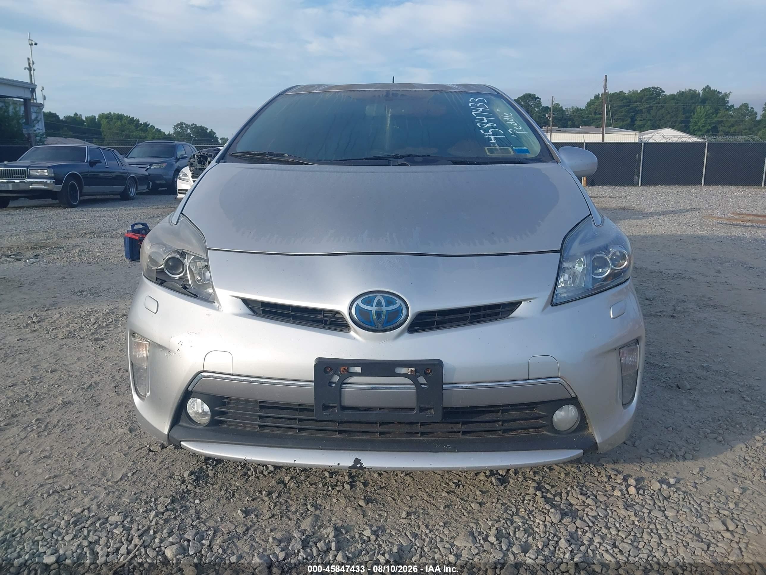 2012 Toyota Prius Plug-in Advanced Silver vin: JTDKN3DP7C3027587